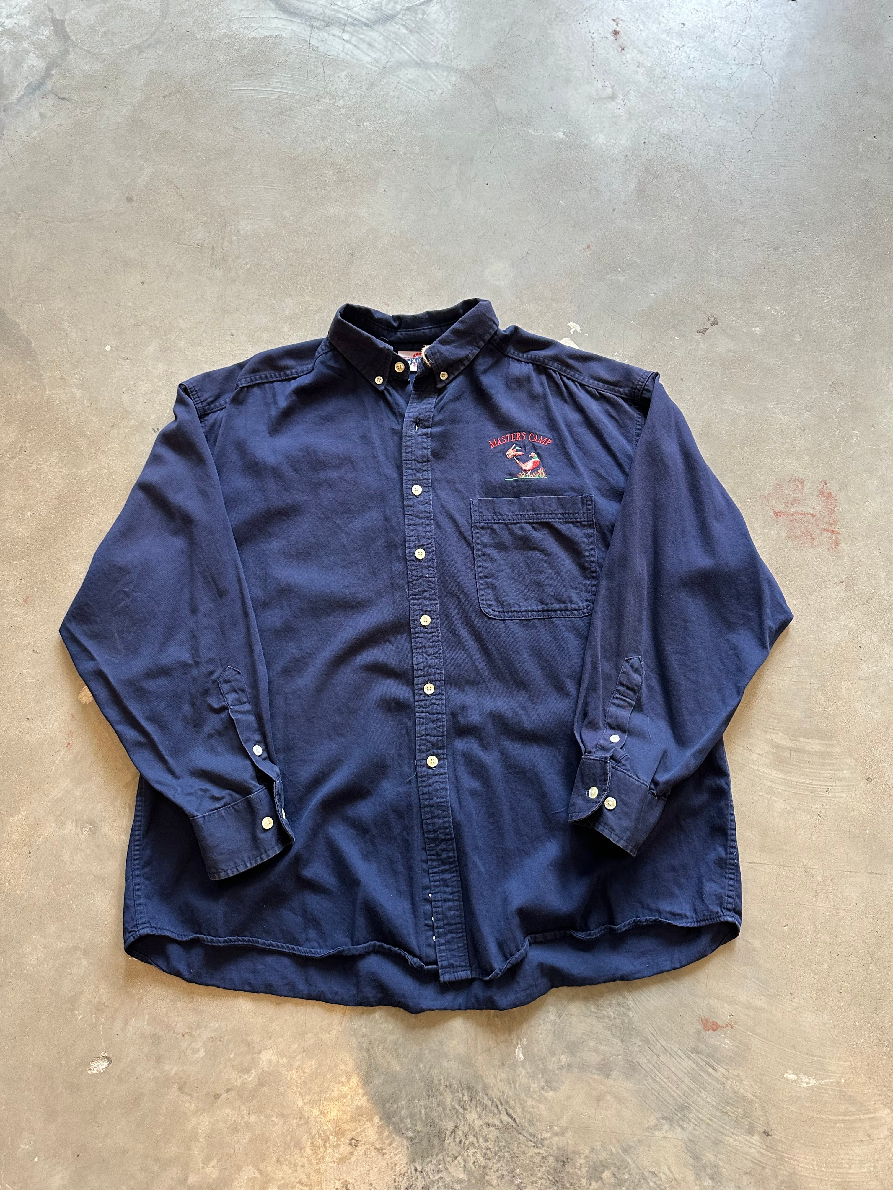 Vintage Masters Camp Button-Up Shirt (XL)