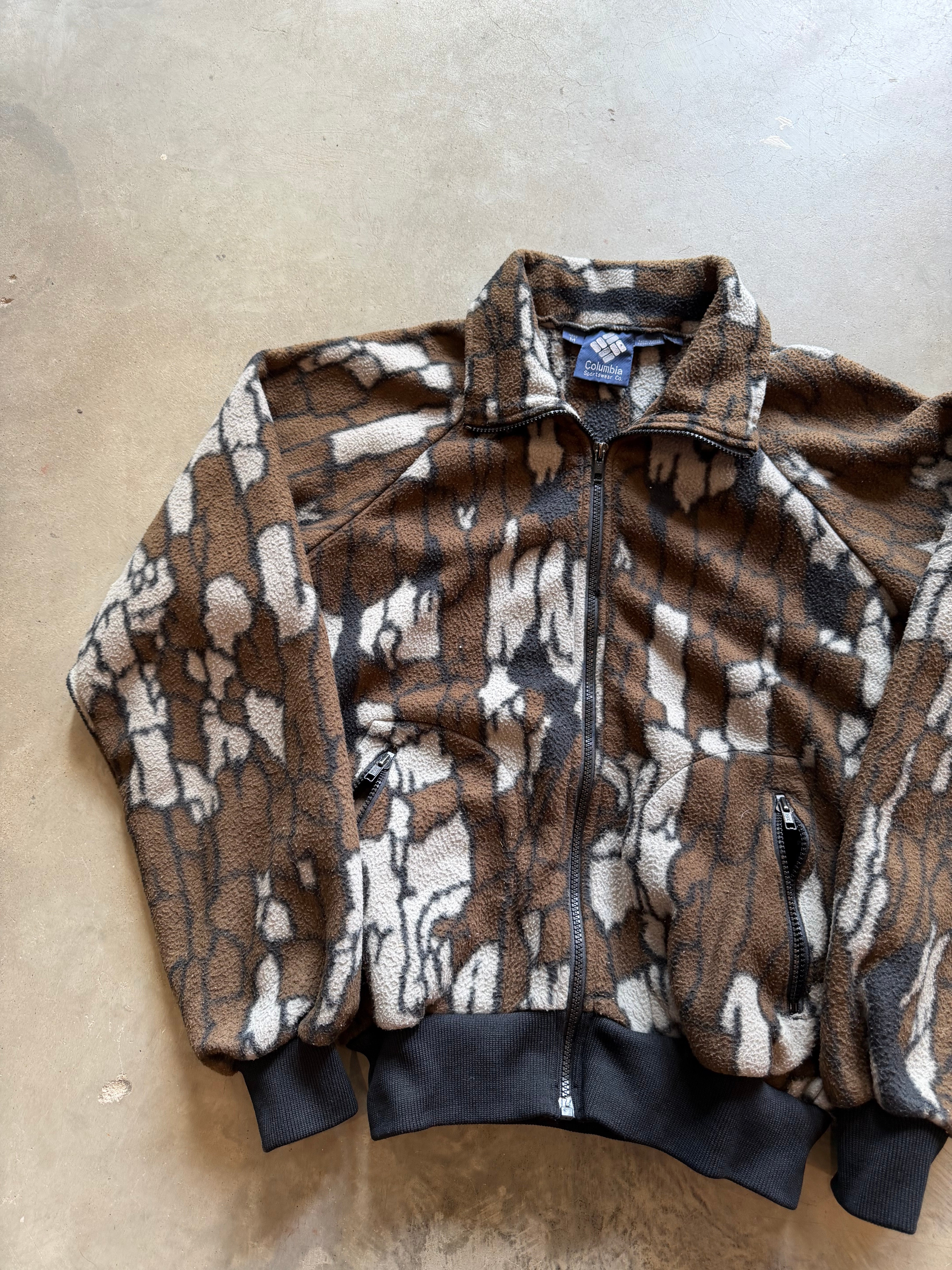 Vintage Trebark Camo Fleece Pullover (M)