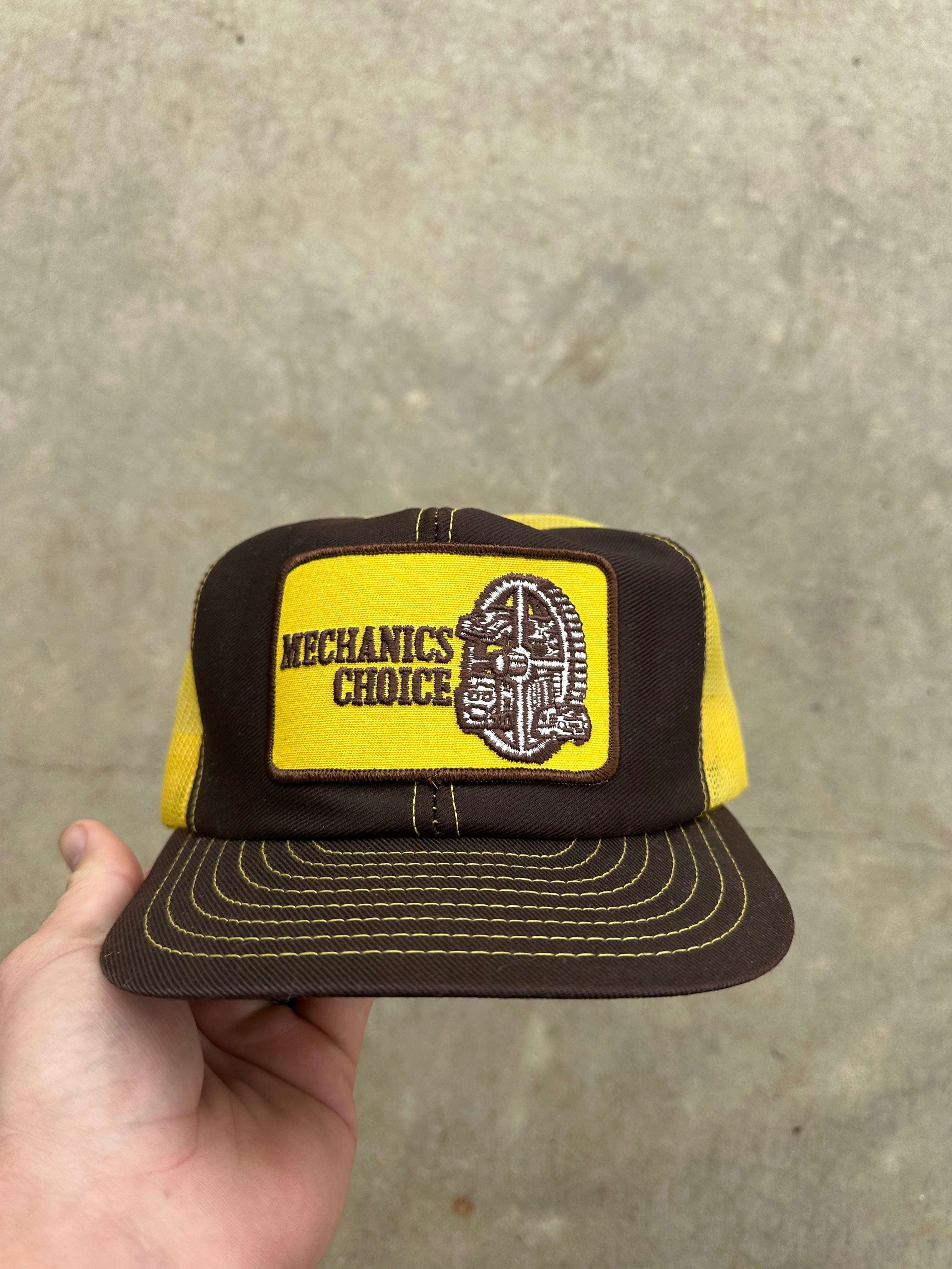 1980s Mechanics Choice Trucker Hat