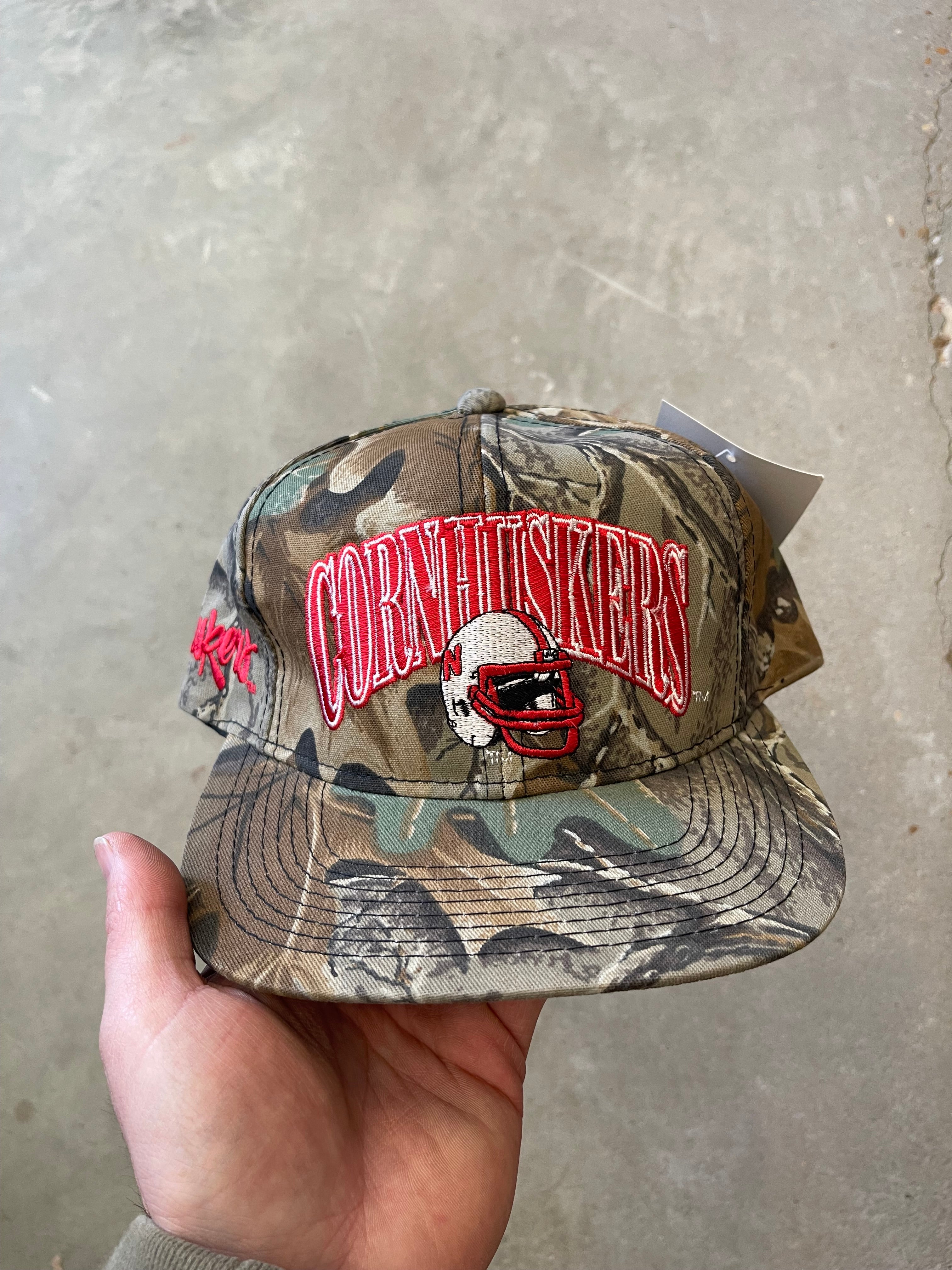 1990’s Camo Nebraska Cornhusker Hat