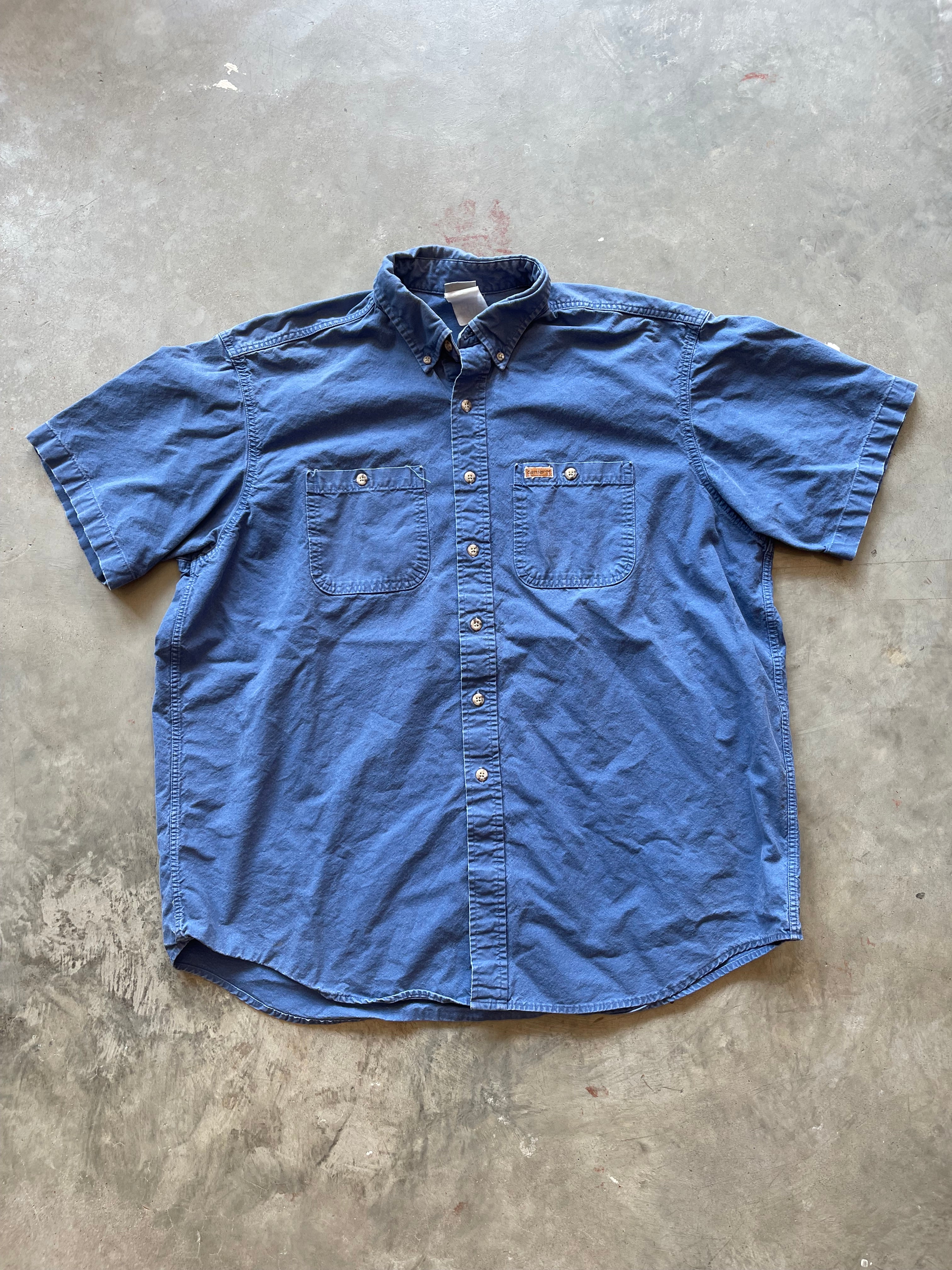 1990’s Carhartt Short Sleeve Button-Up (2XL)