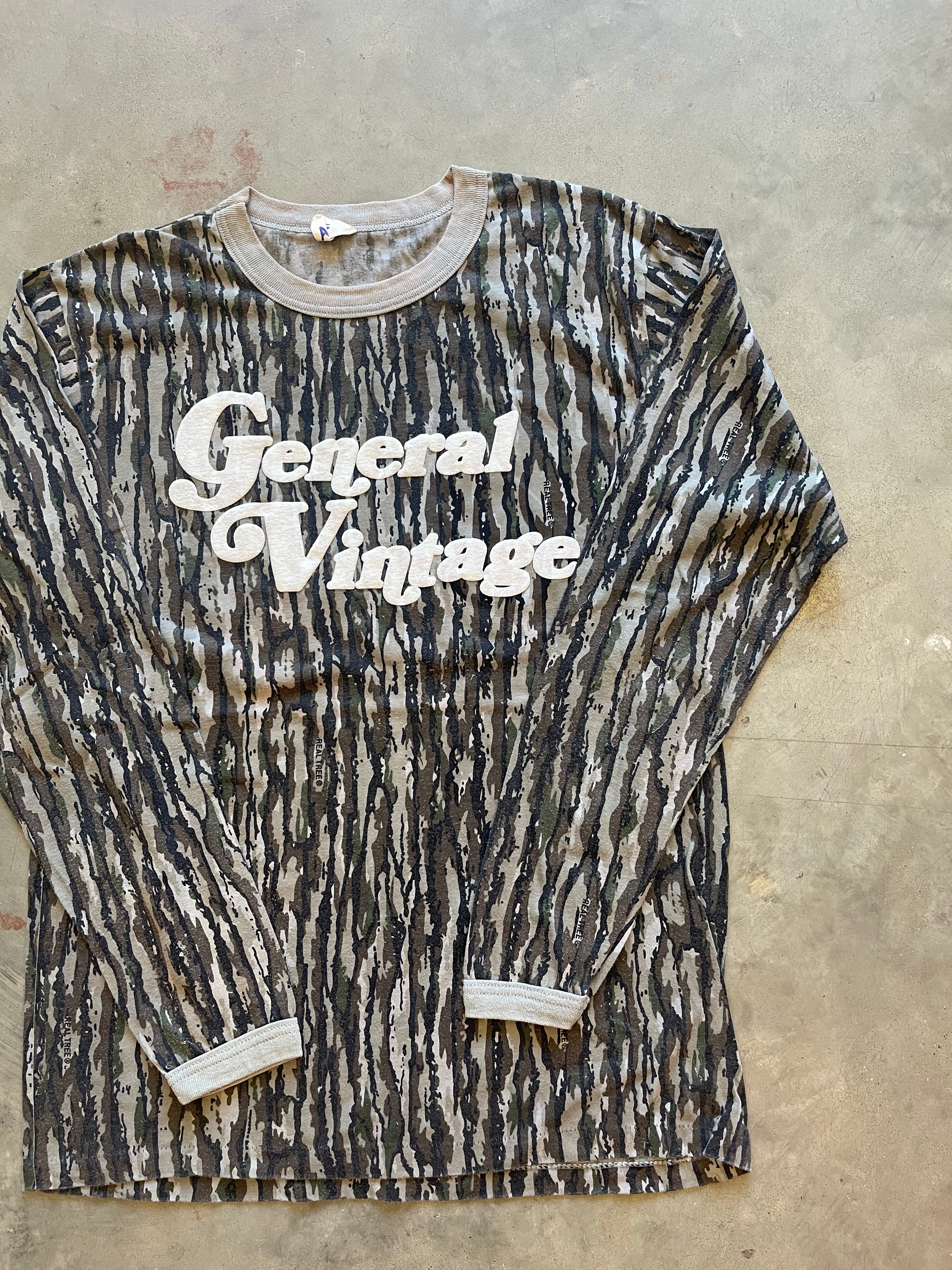 General Vintage Camo Puff Print Shirt (M)