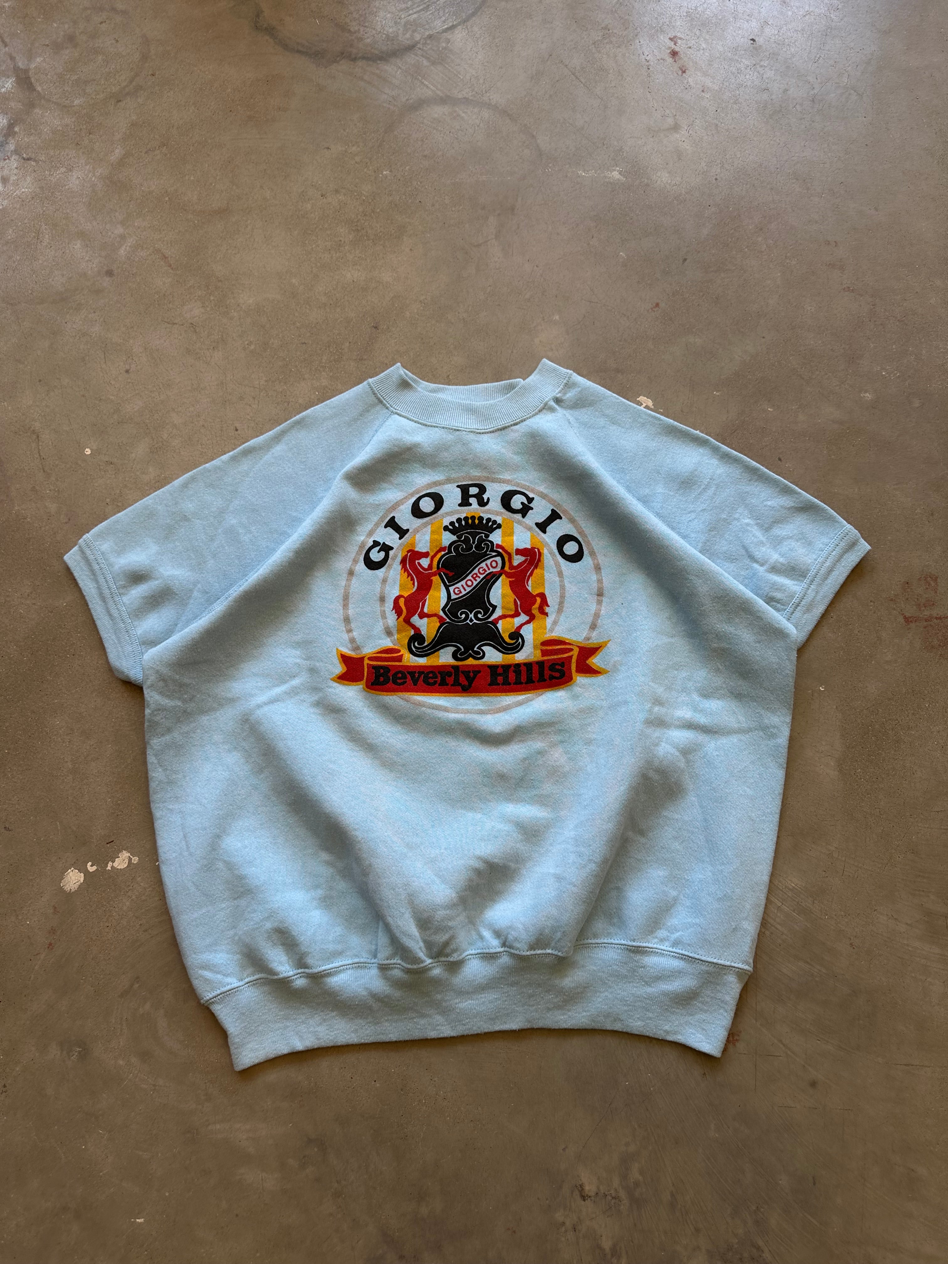 1980’s Beverly Hills Short Sleeve Sweatshirt (XL)