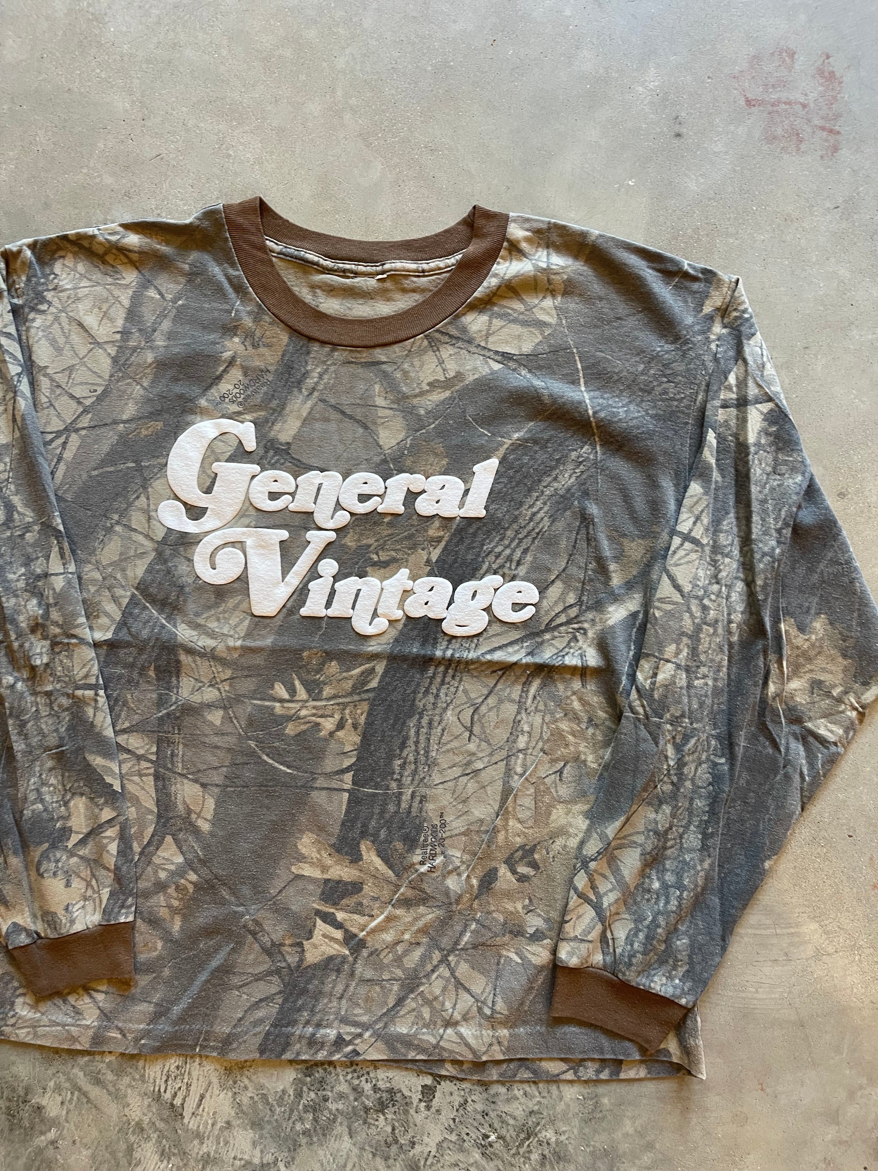 General Vintage Camo Puff Print Shirt (XL)
