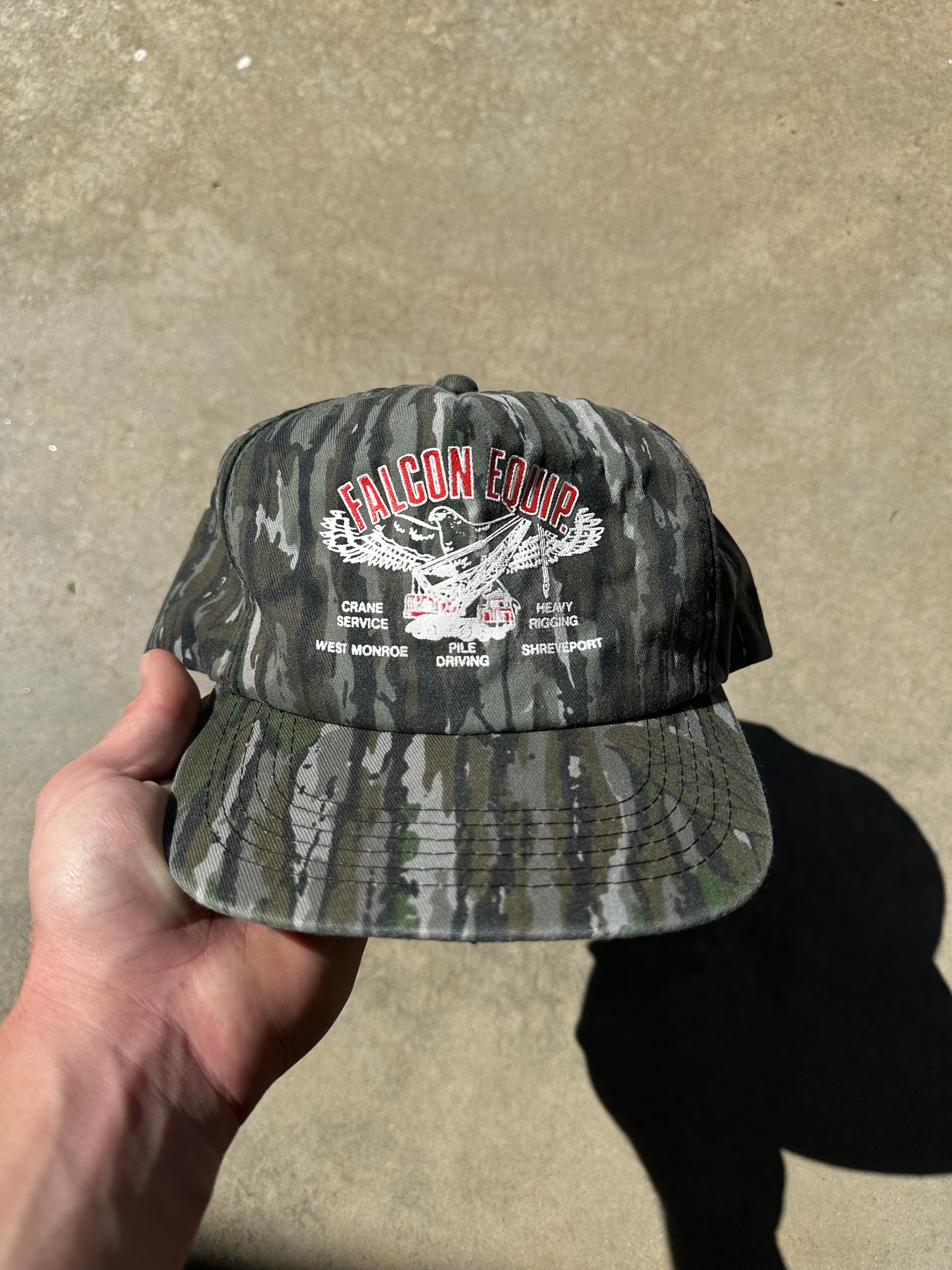 1990s Falcon Equip Camo Snapback