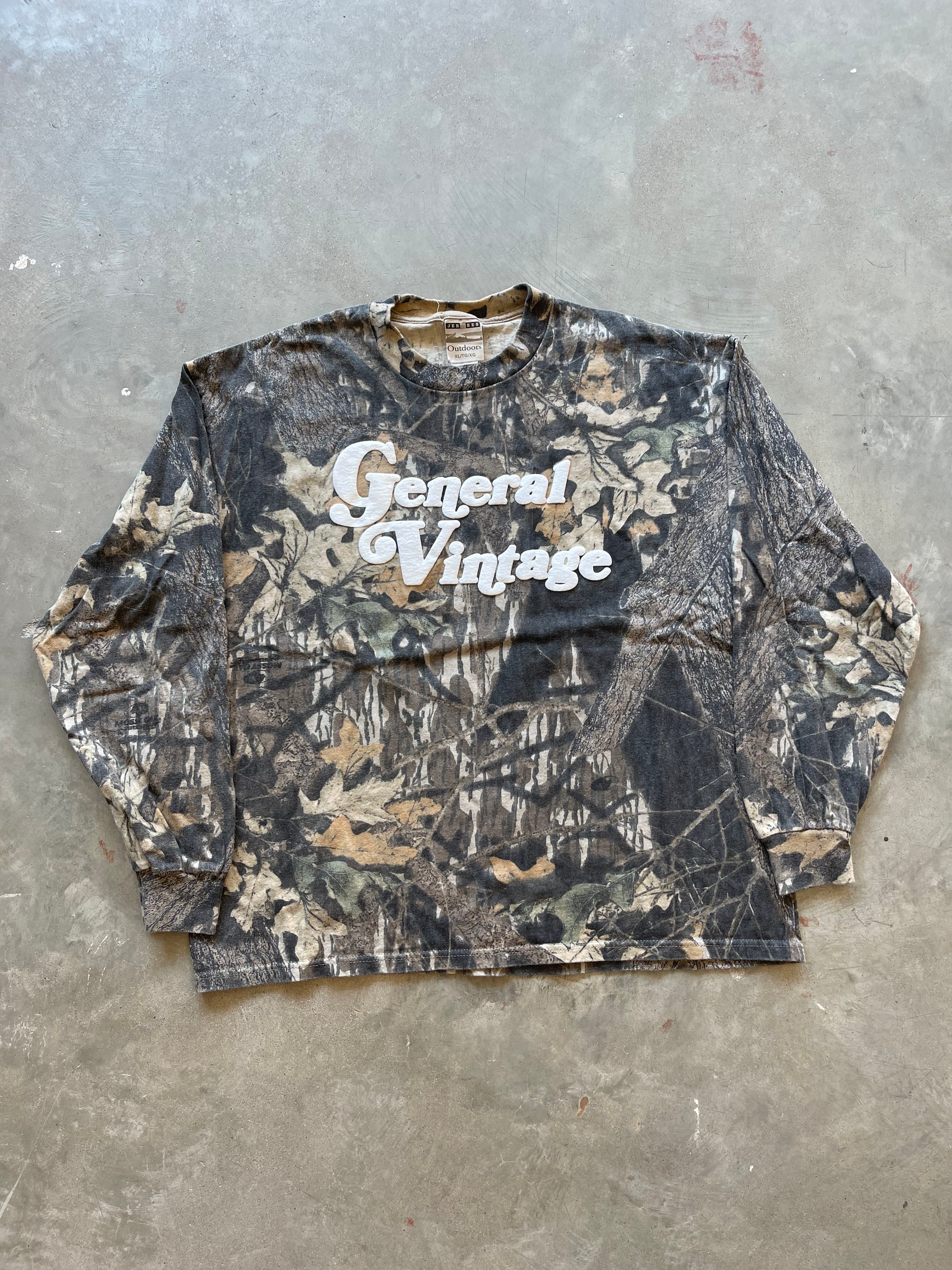 General Vintage Camo Puff Print Shirt (XL)