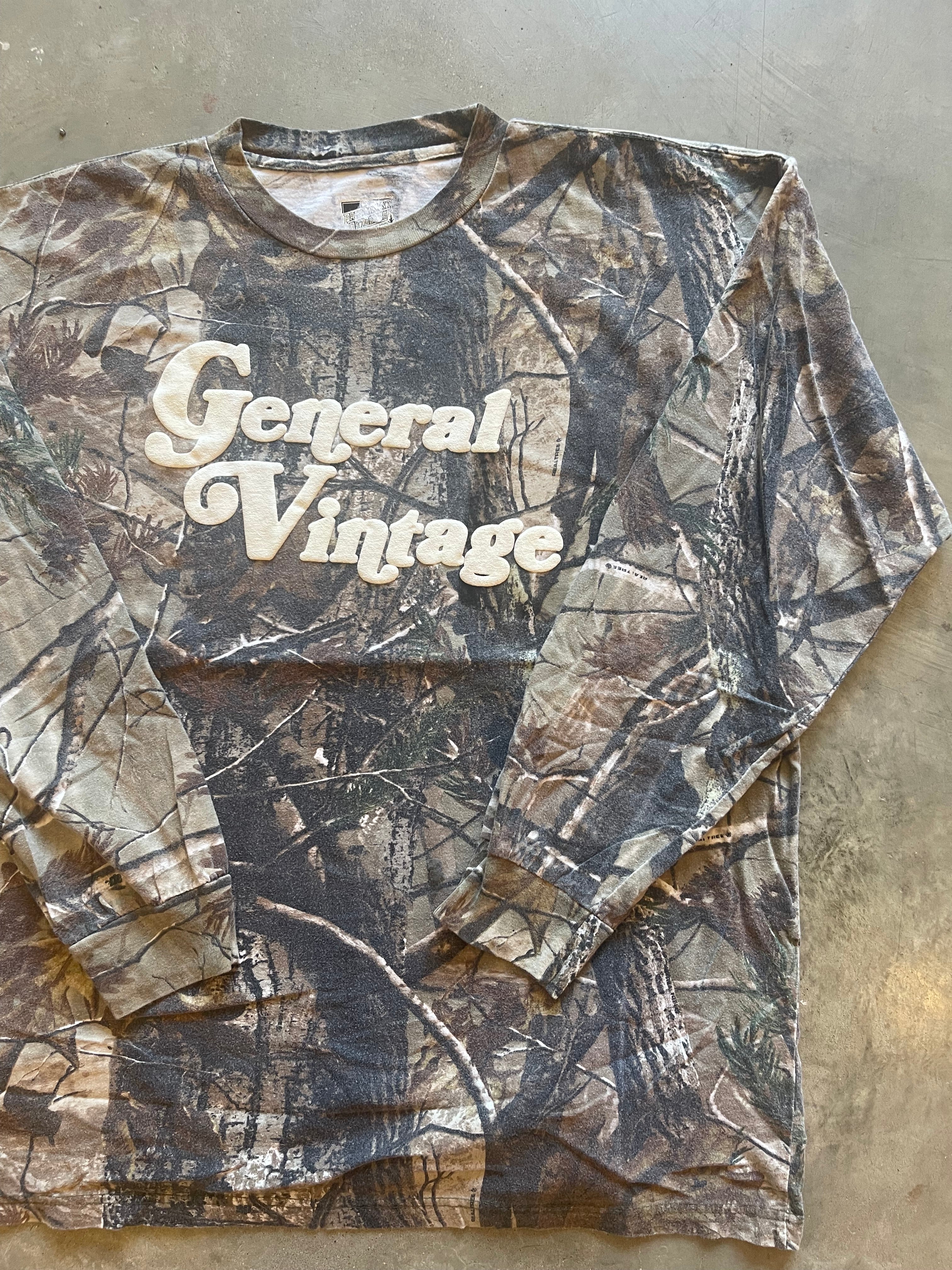 General Vintage Camo Puff Print Shirt (2XL)