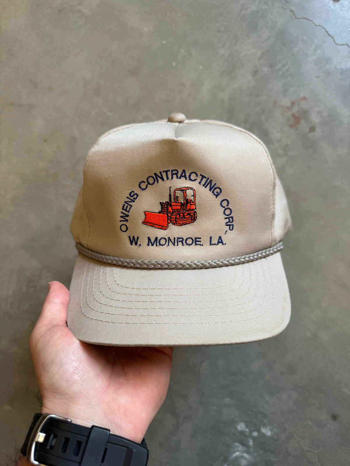 Vintage Owen’s Contracting Corp Hat