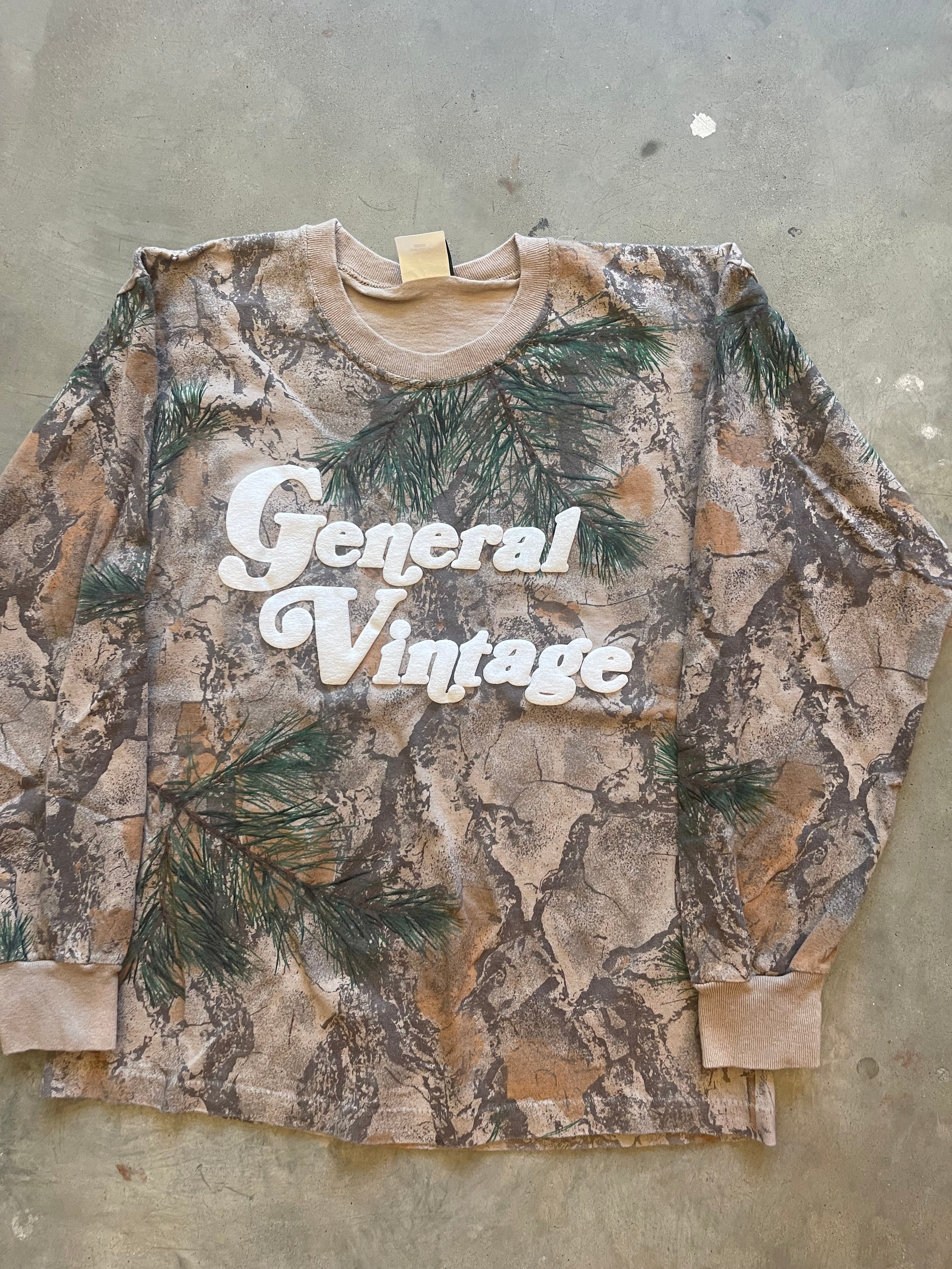General Vintage Camo Puff Print Shirt (M)
