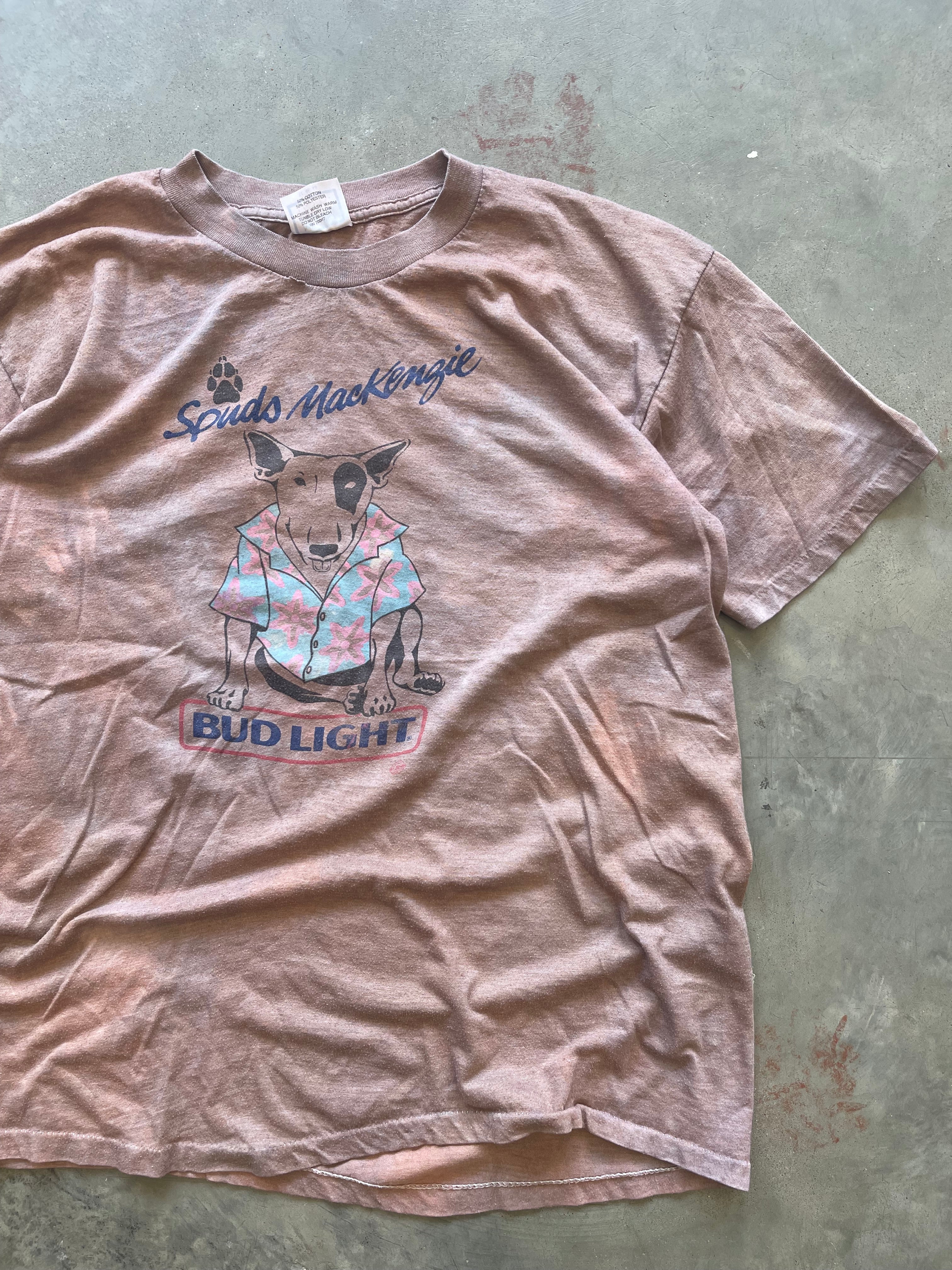 1980’s Overdyed Spud Mackenzie Budlight T-Shirt (M)