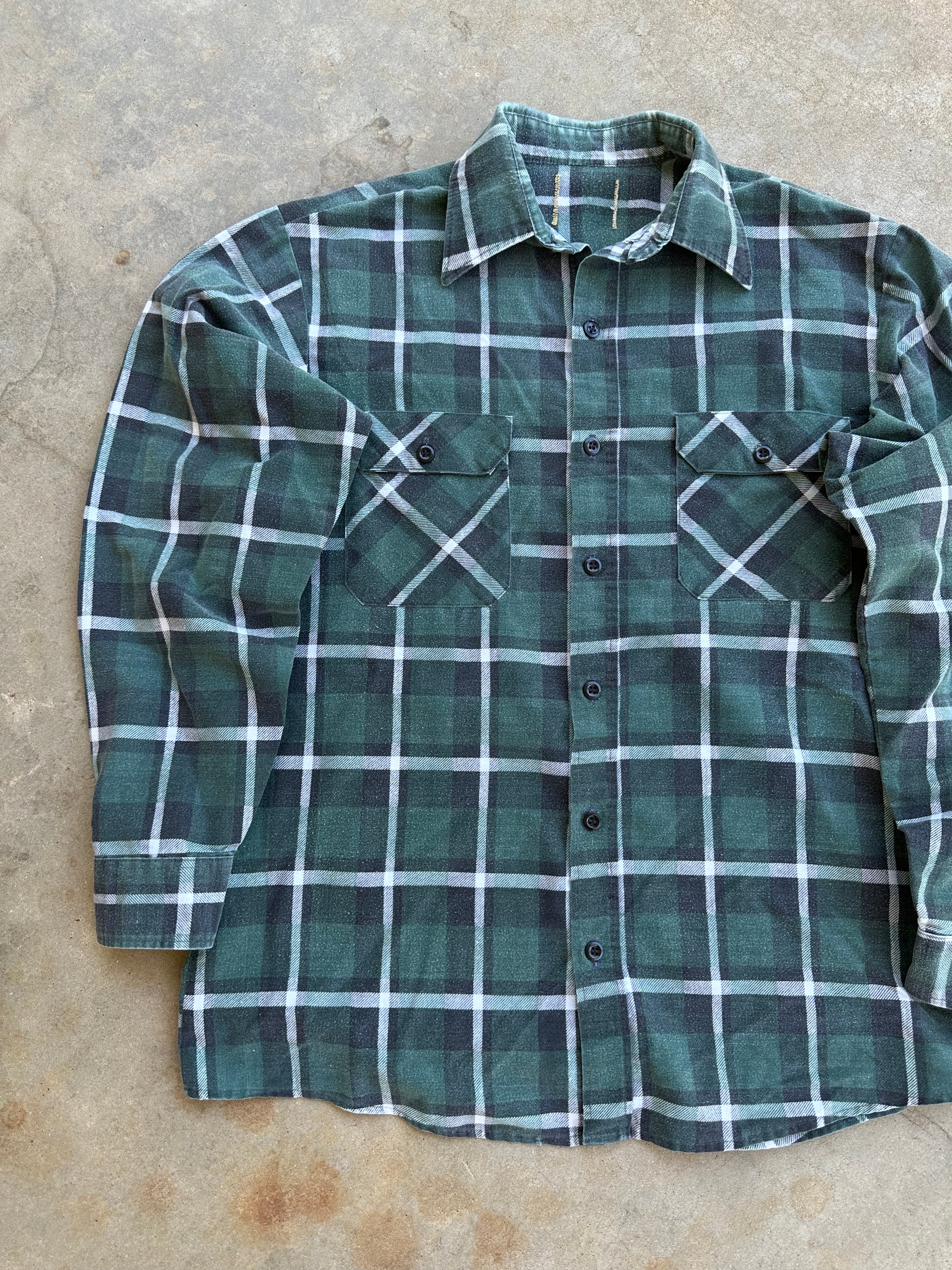 1980s Forrest Green Flannel (XL)