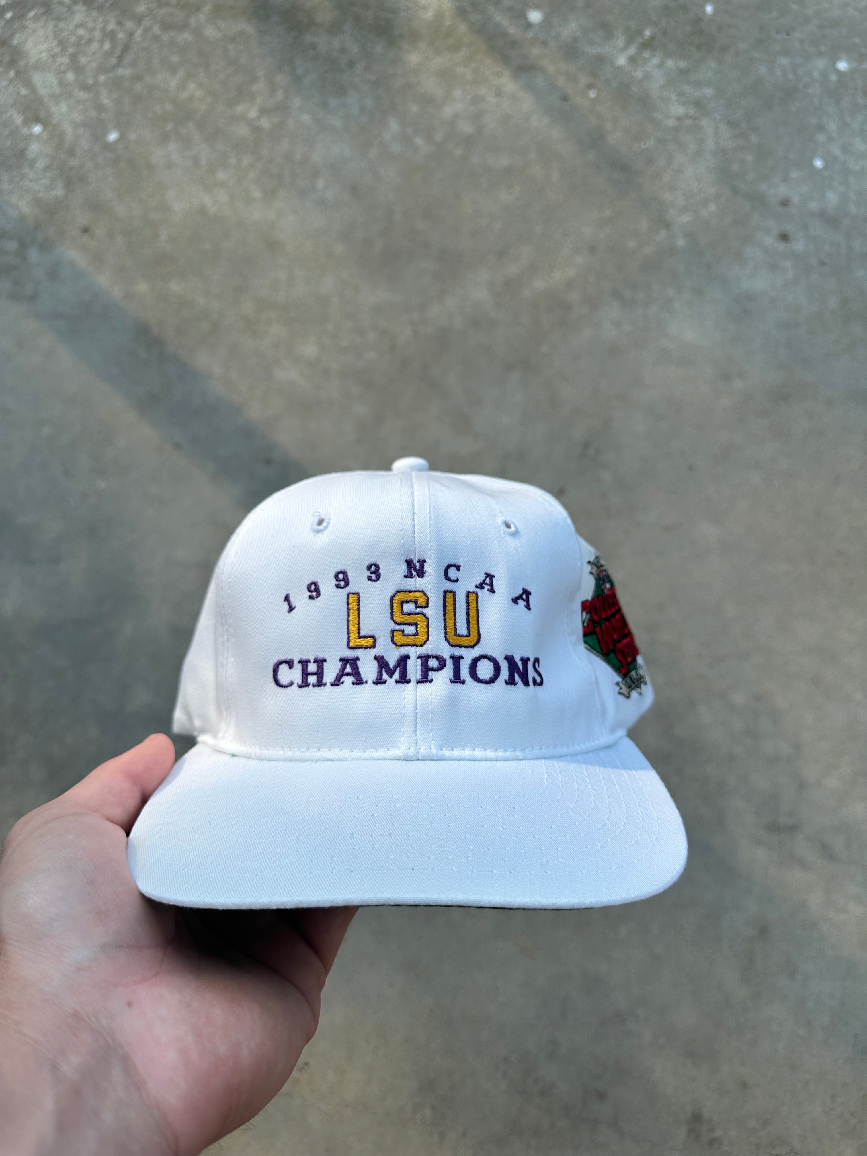 1993 LSU NCAA Champions College World Series Starter Snapback