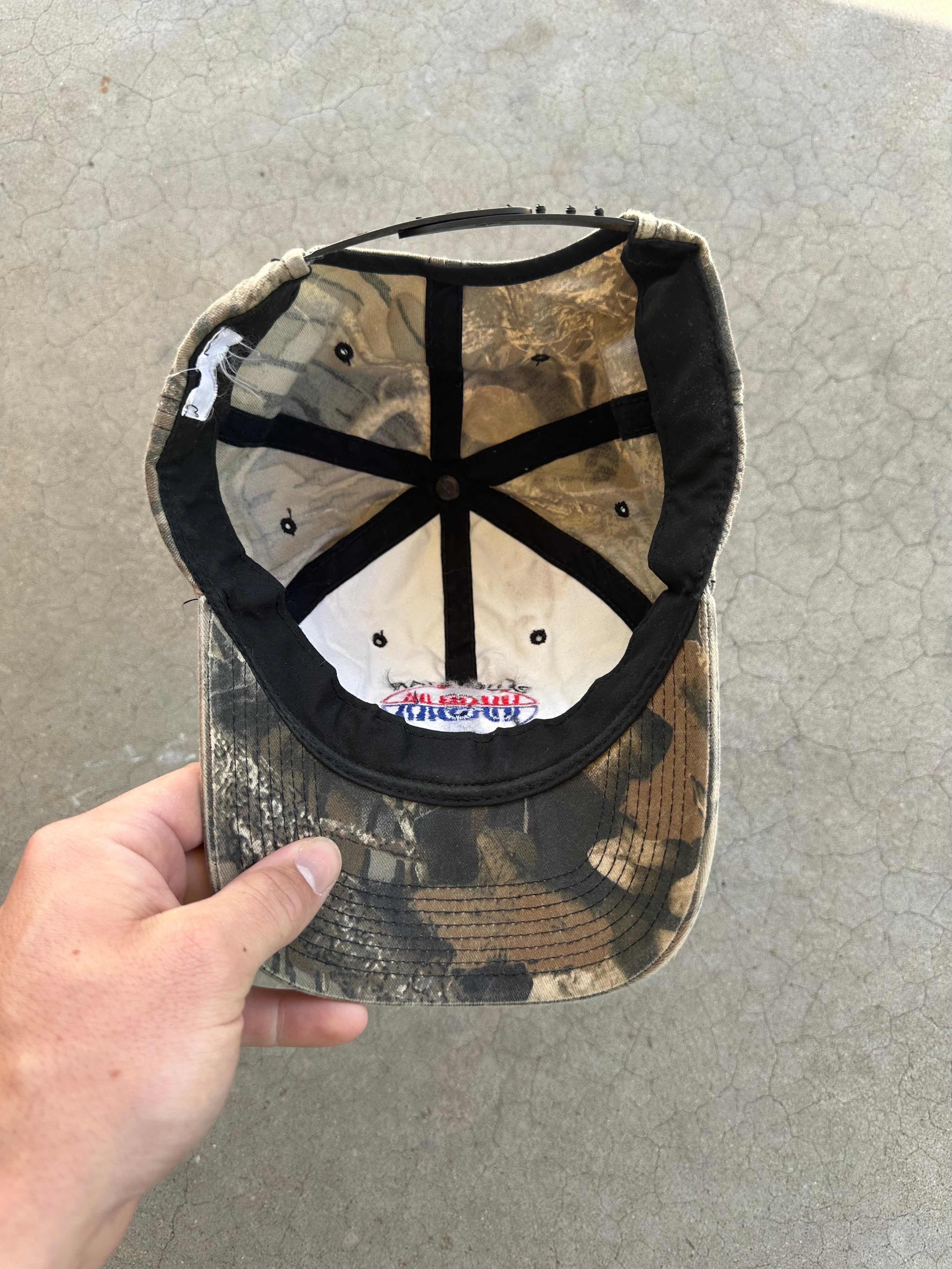 Vintage Blue Star Camo Snapback