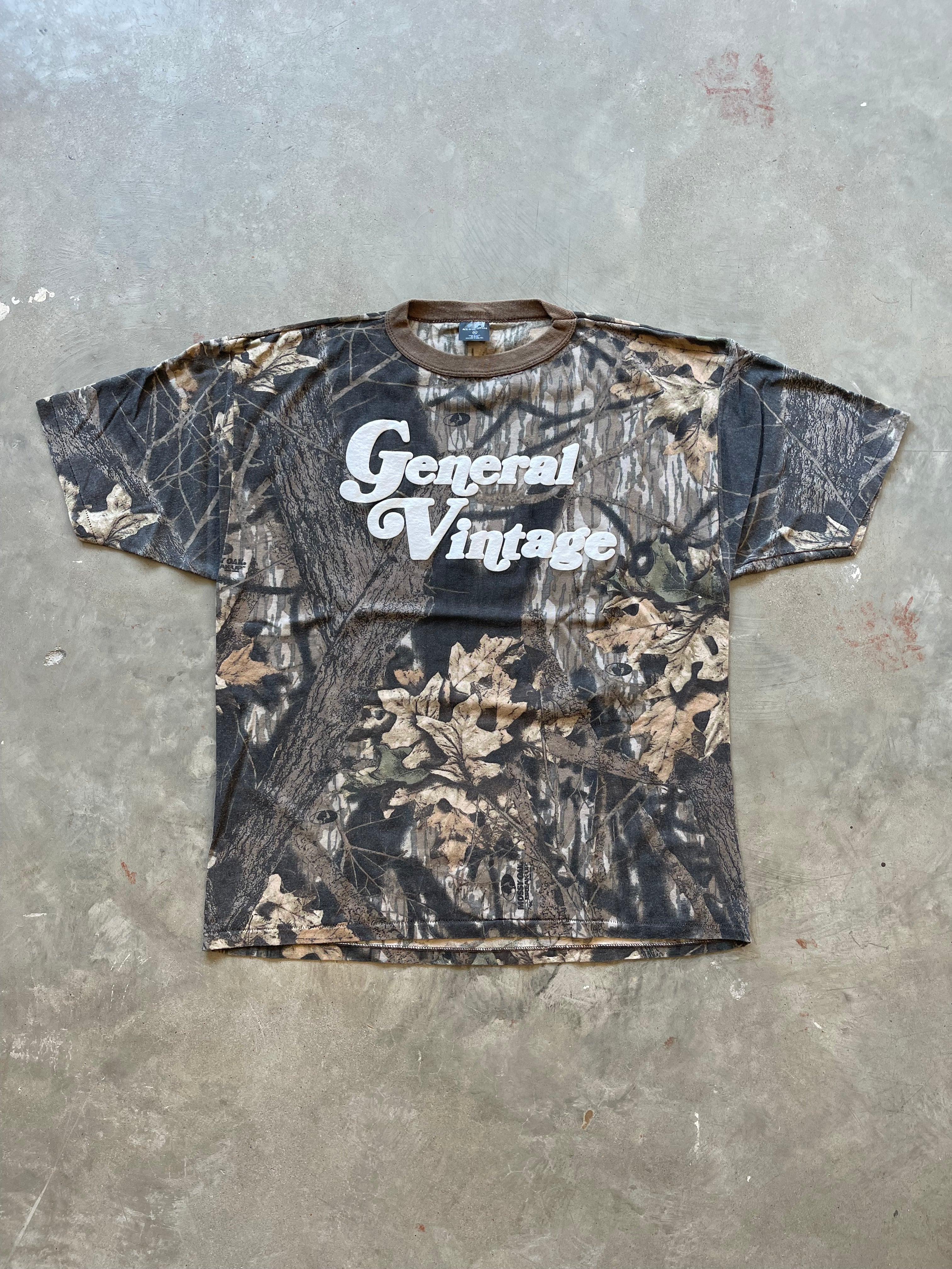 General Vintage Camo Puff Print Shirt (L)