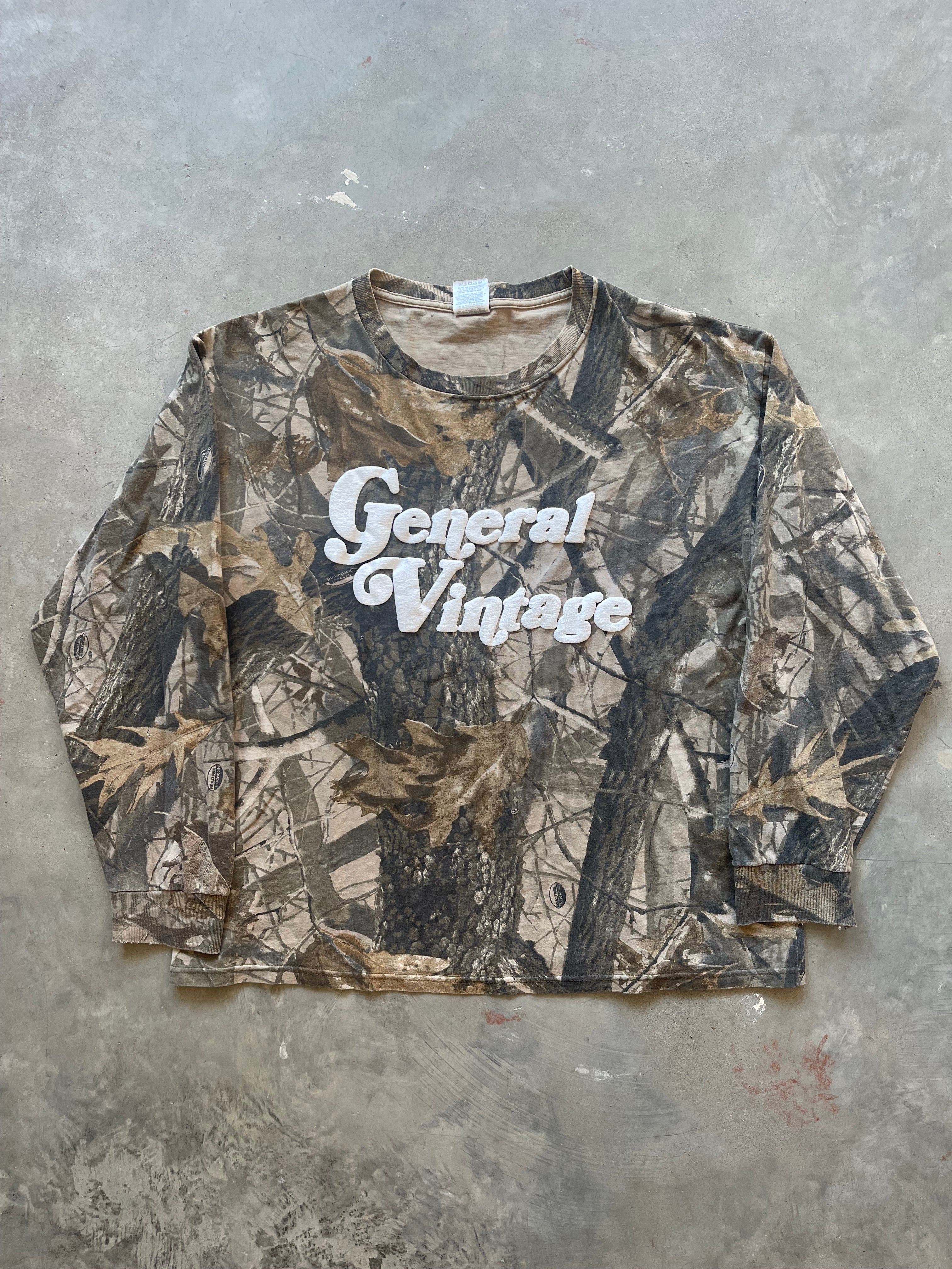 General Vintage Camo Puff Print Shirt (M)