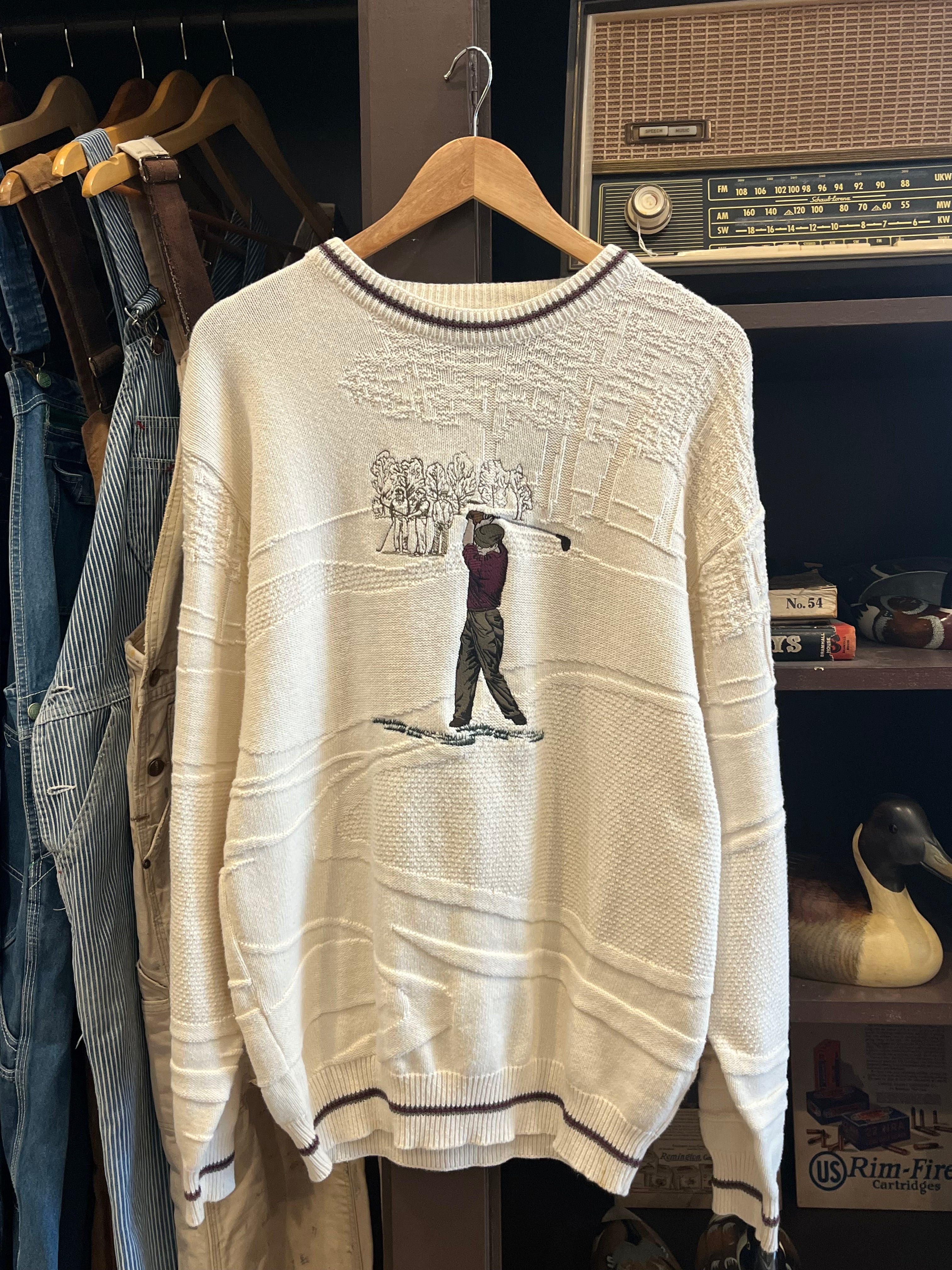 1990s Golf Knit Sweater (L)