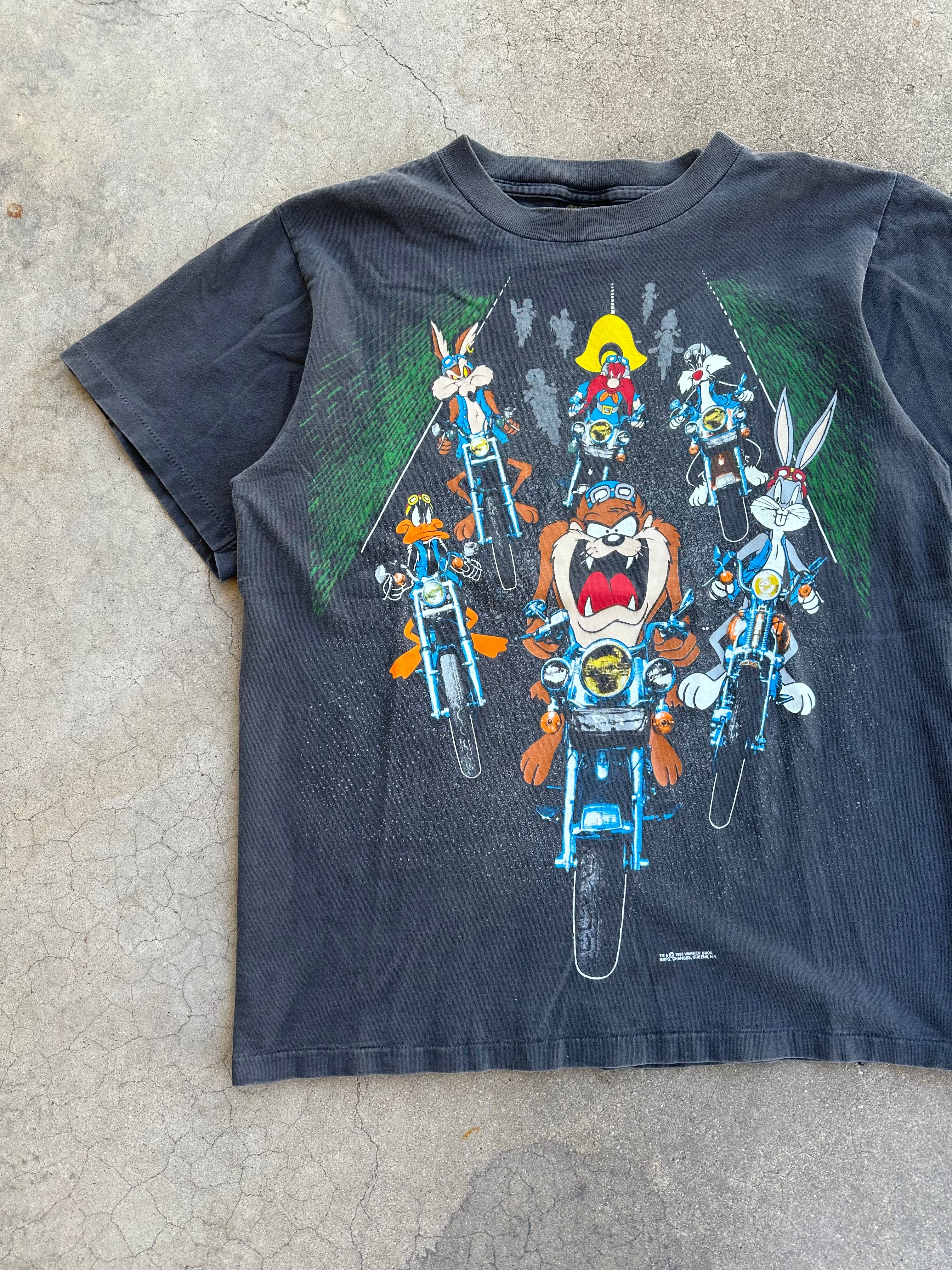 1993 Looney Tunes Biker T-Shirt (L)
