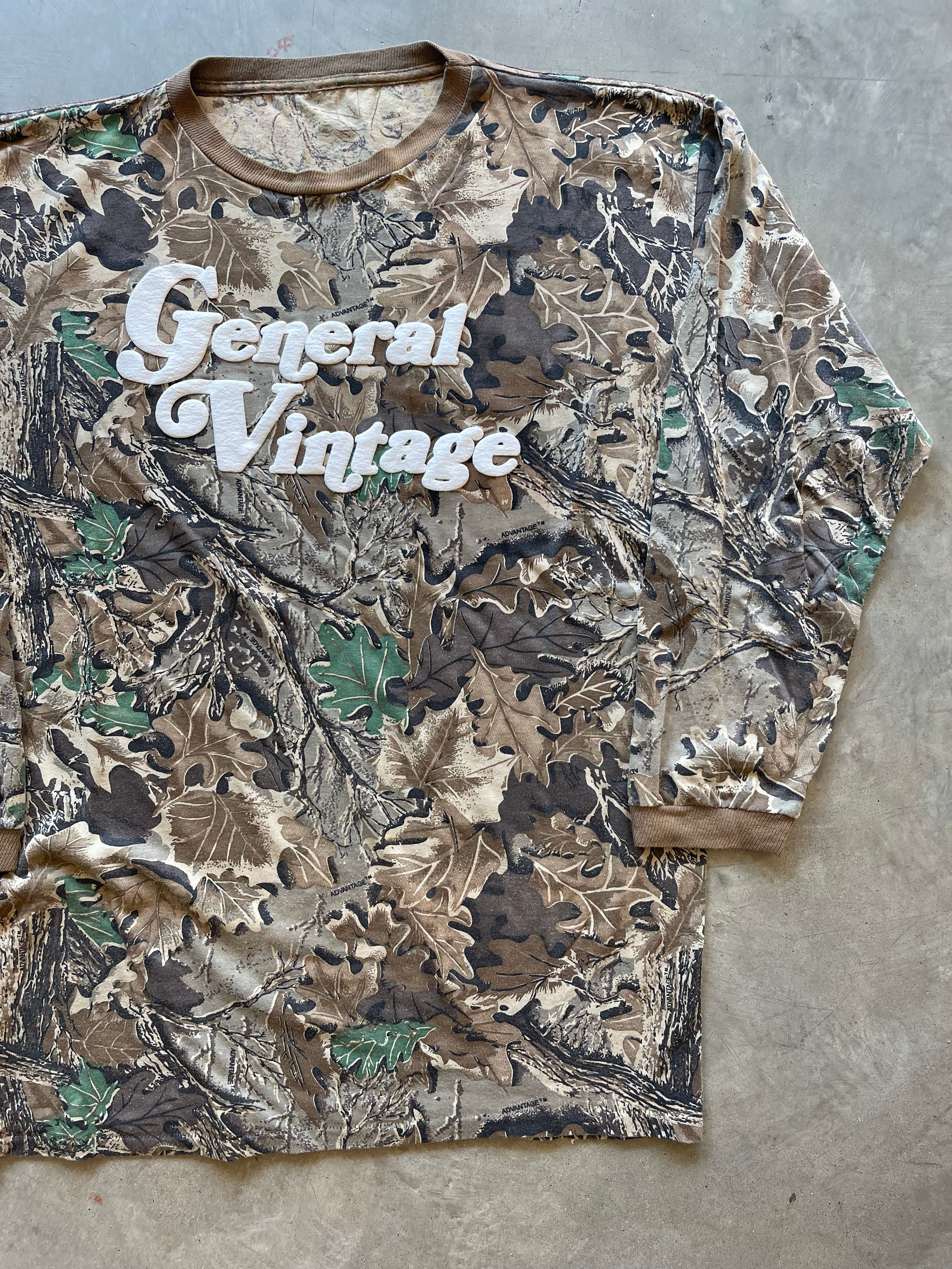 General Vintage Camo Puff Print Shirt (XL)