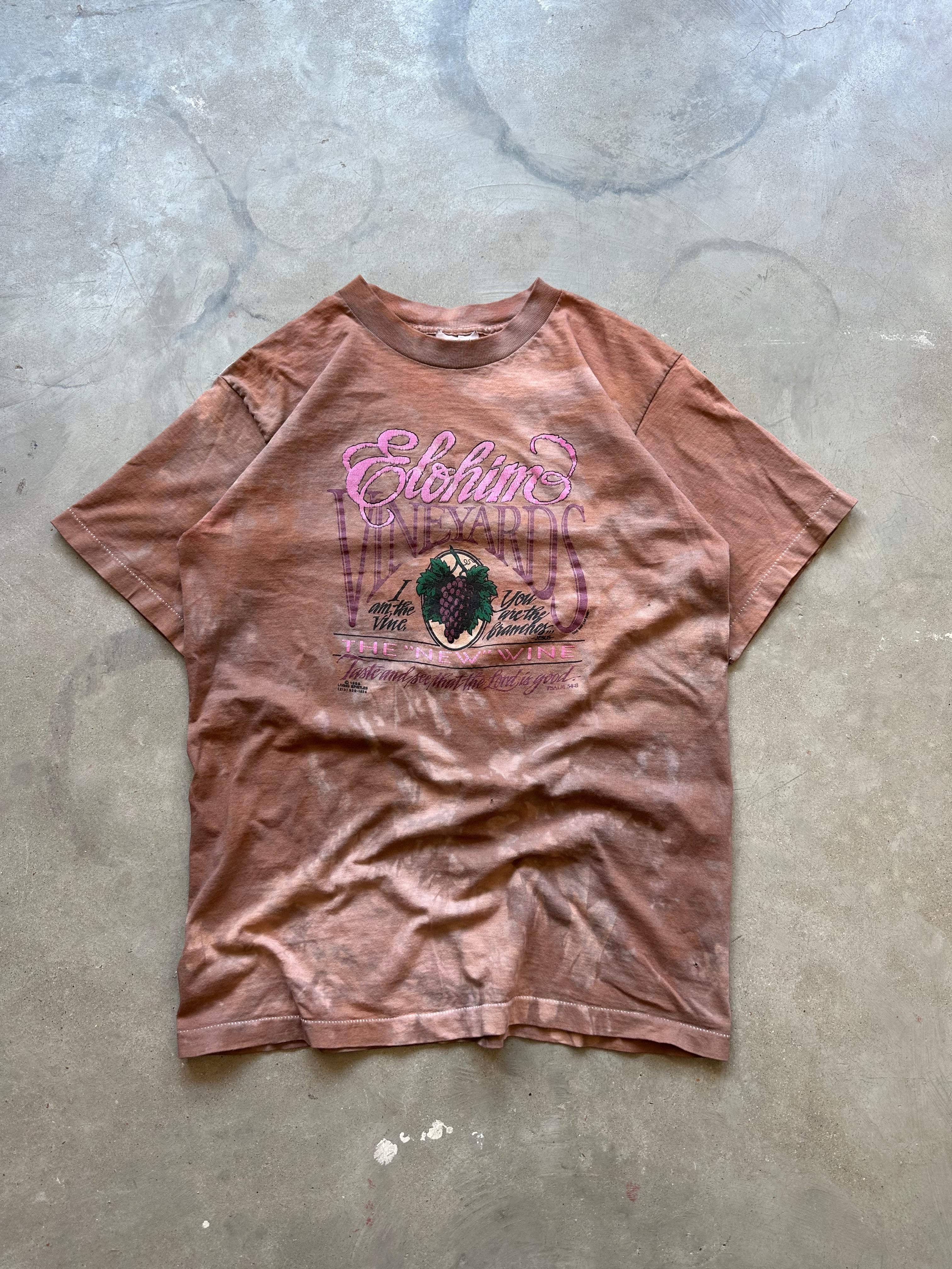 1986 Overdyed Elohim Jesus T-Shirt (M)
