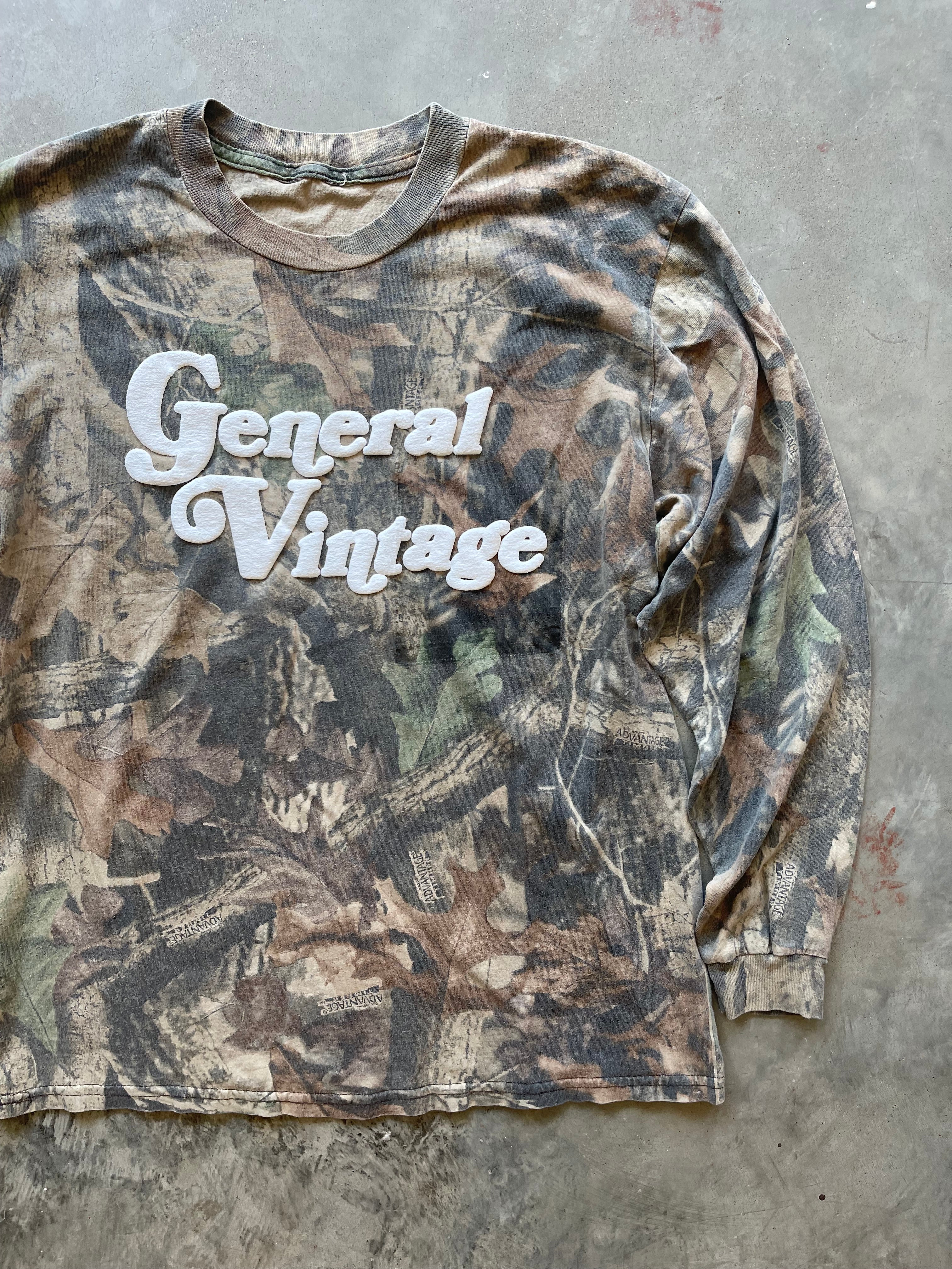 General Vintage Camo Puff Print Shirt (M)