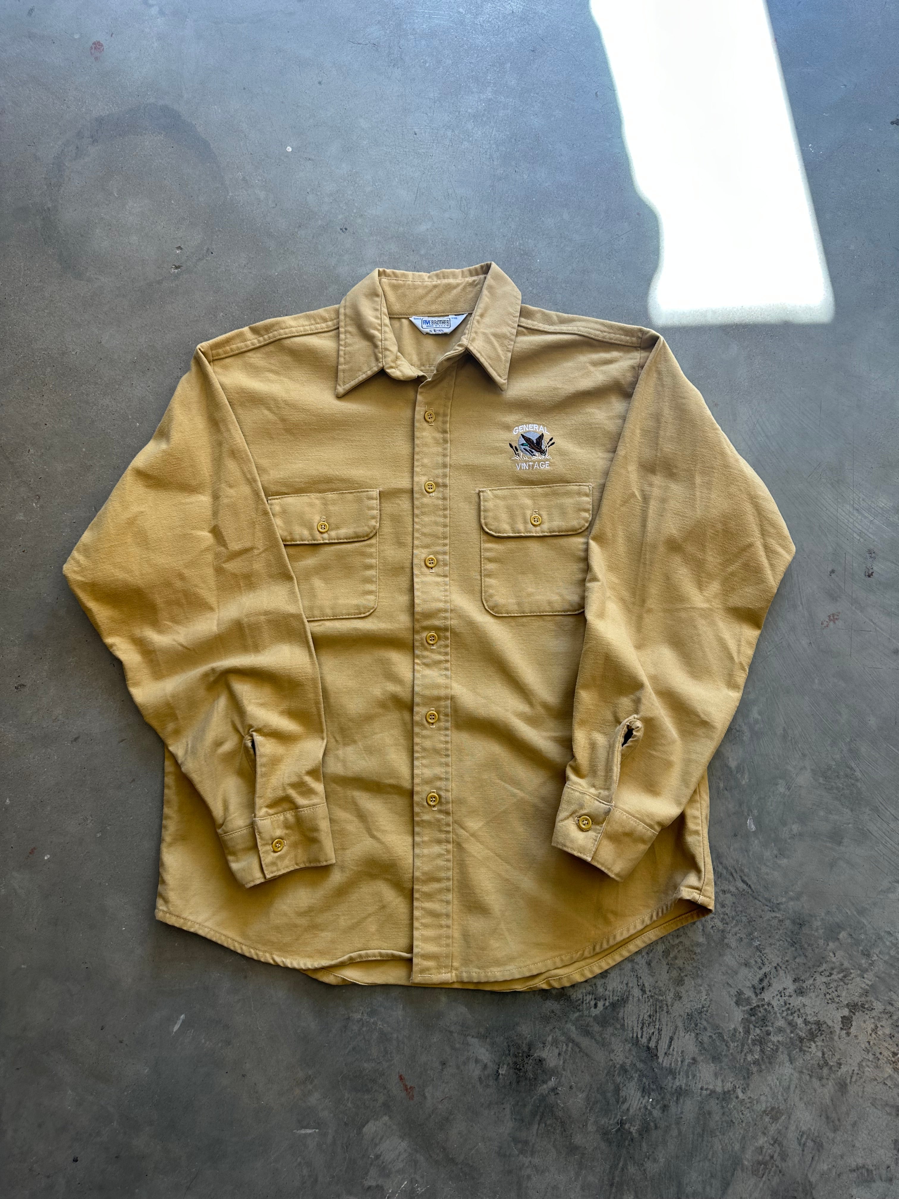 General Vintage Duck Logo Chamois Shirt (L)