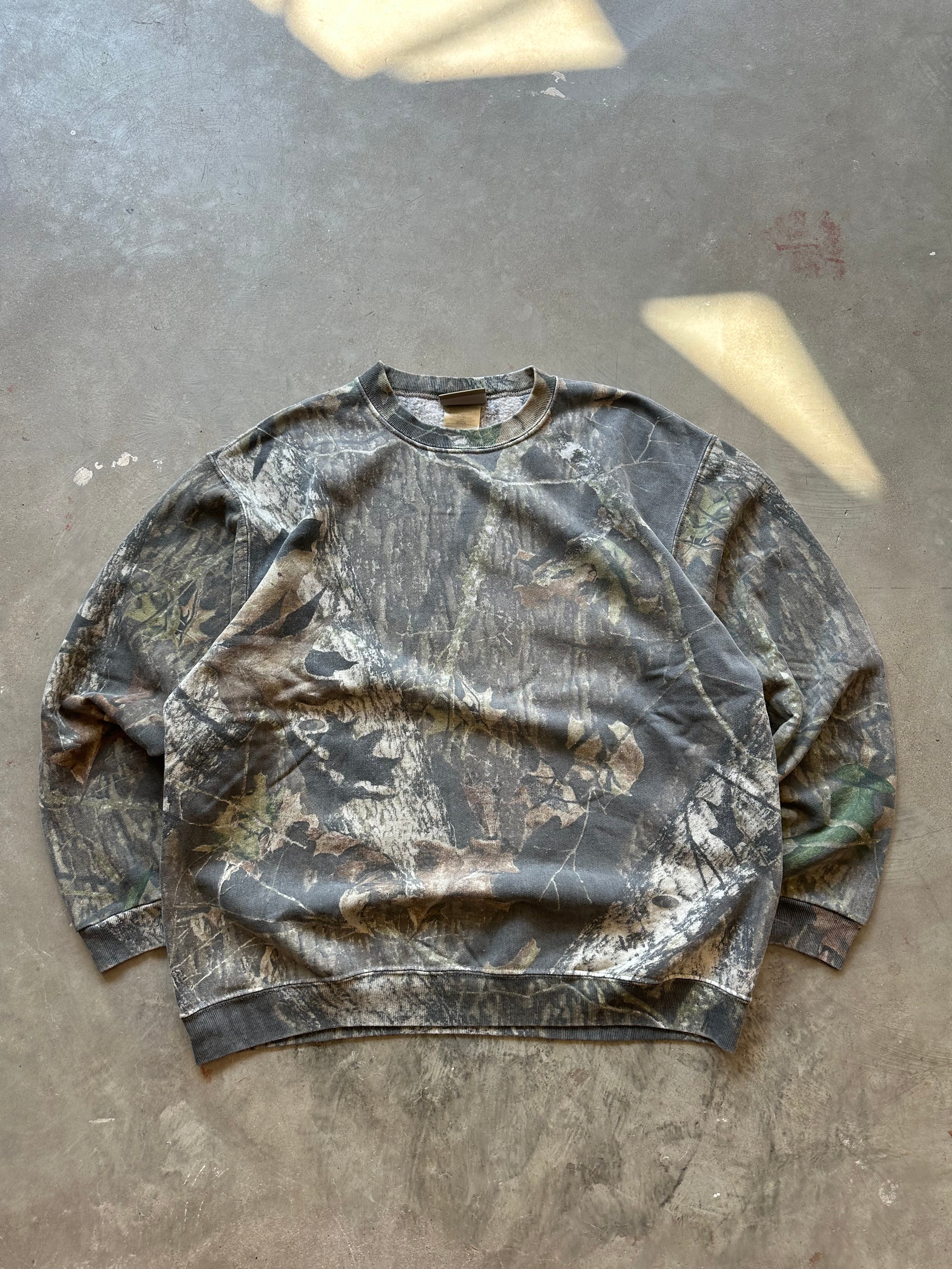 Vintage Camo Crewneck (L)