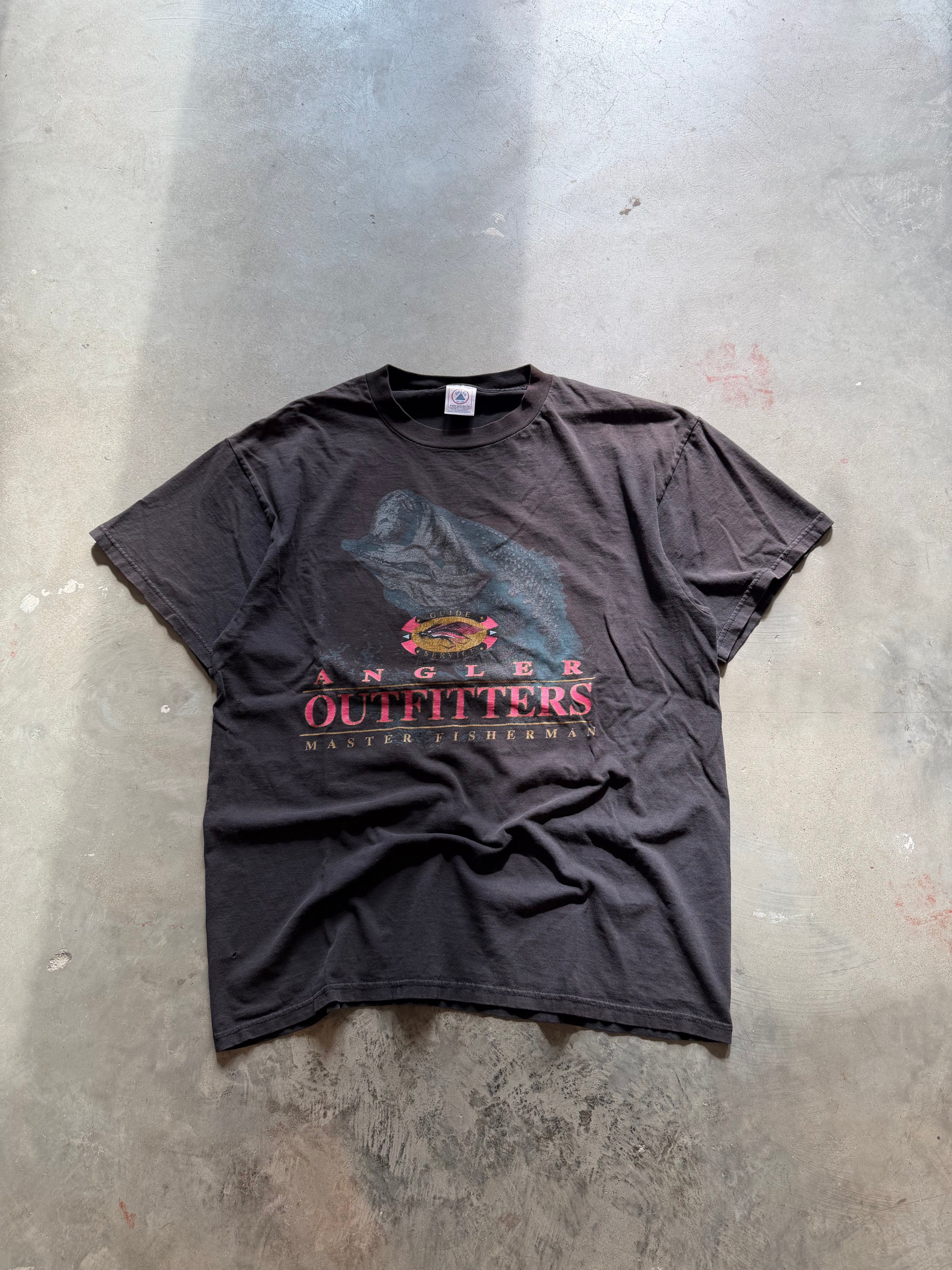 Vintage Angler Outfitters Master Fisherman T-Shirt (L)