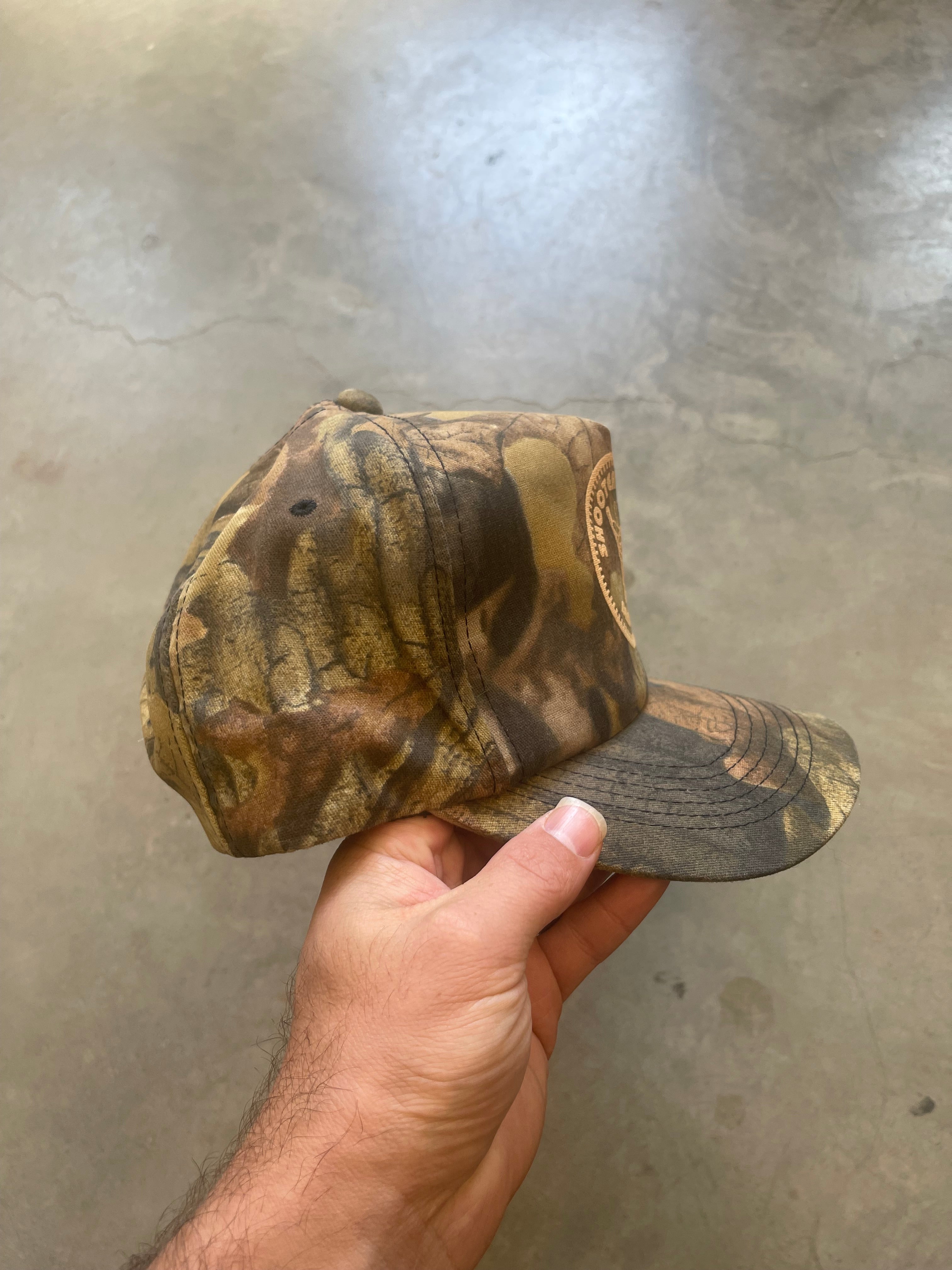 Vintage Oklahoma Shooters Shop Camo Hat