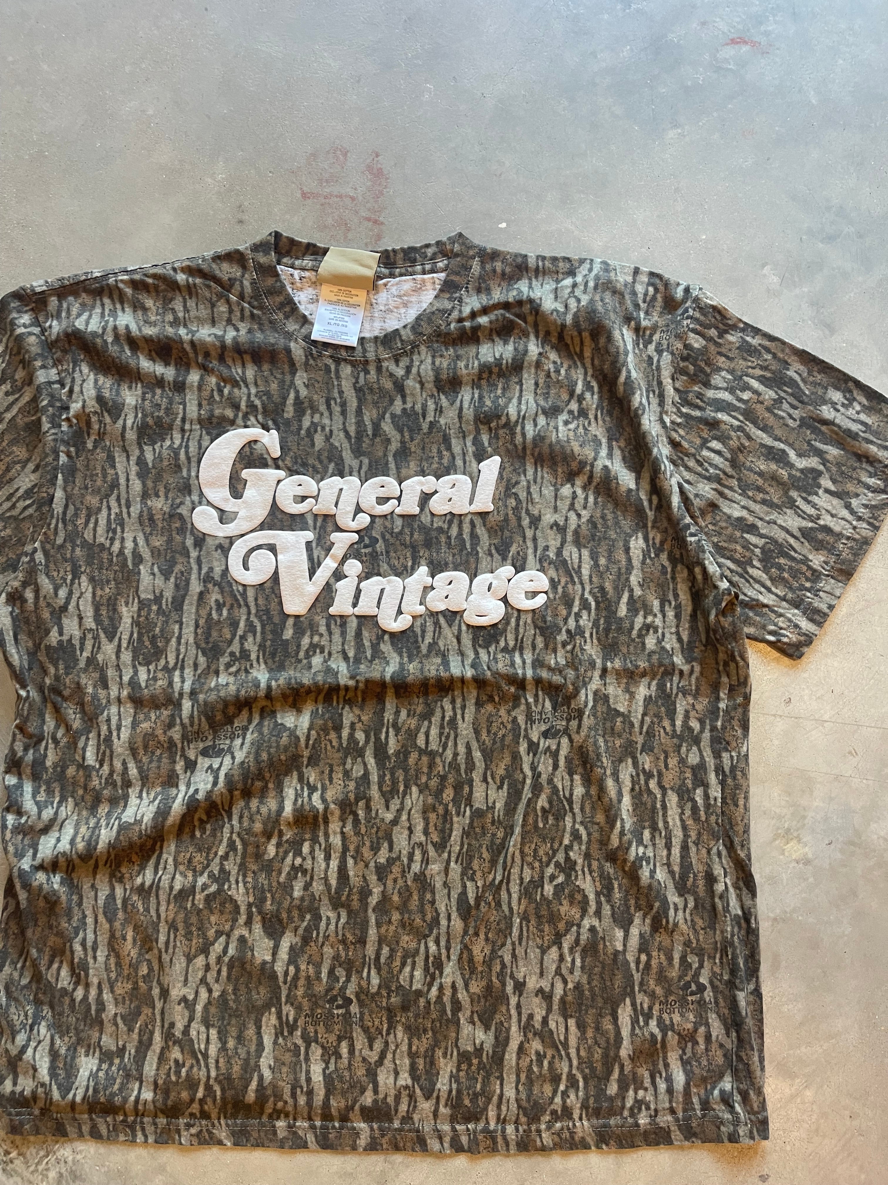 General Vintage Camo Puff Print Shirt (XL)