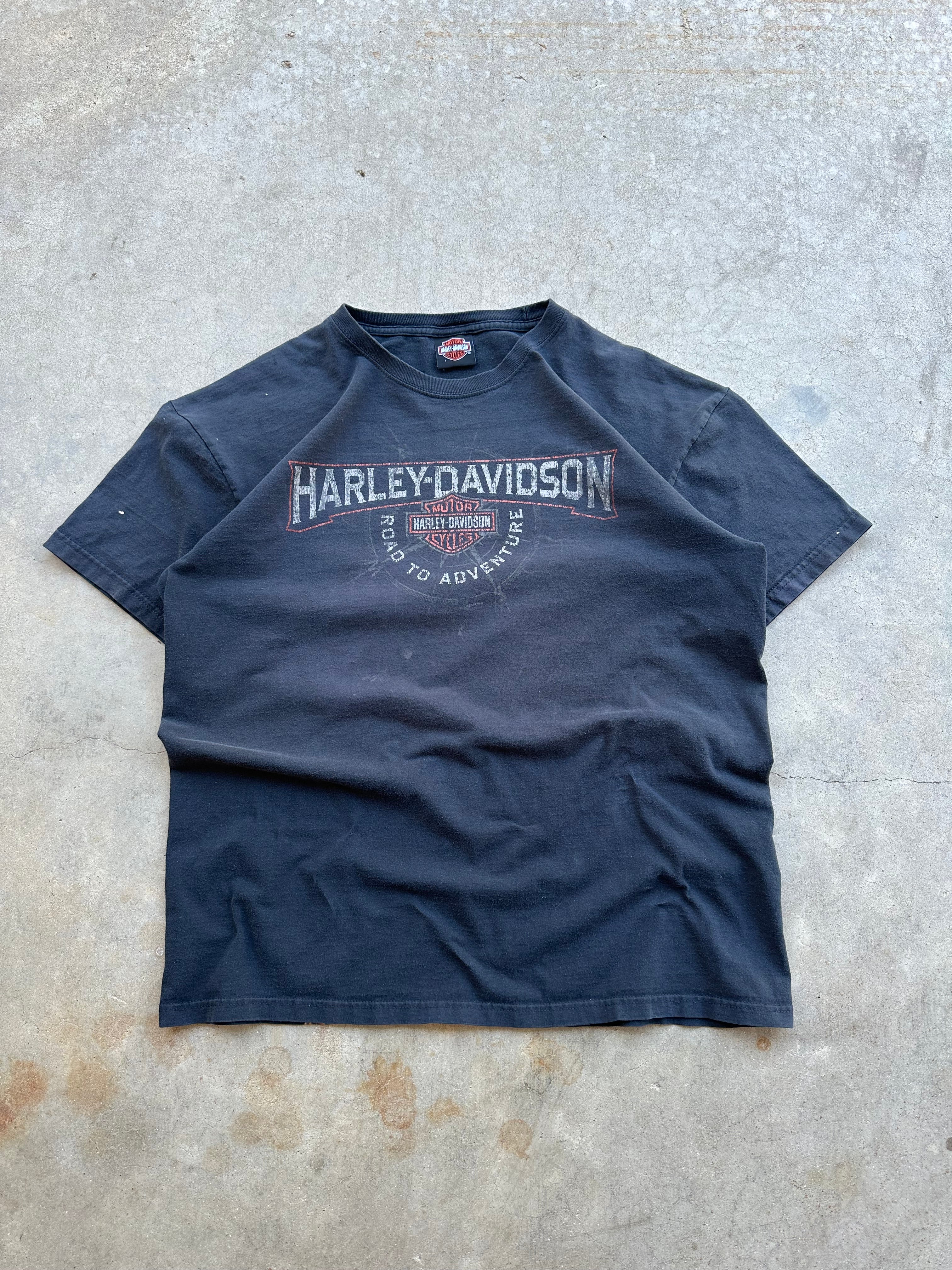 Y2K Faded Harley Davidson T-Shirt (L/XL)