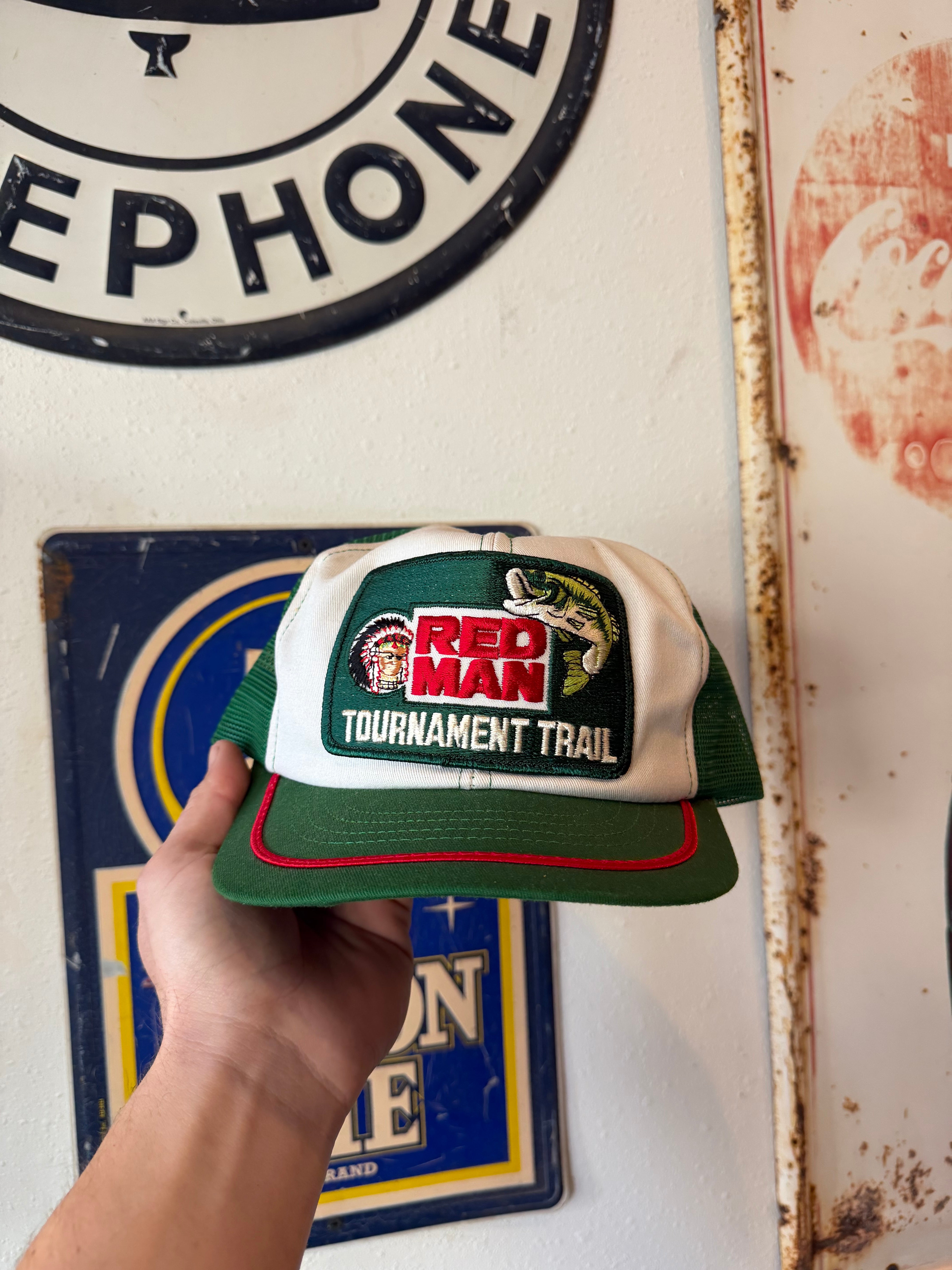 1980s Red Man Tournament Trail Hat
