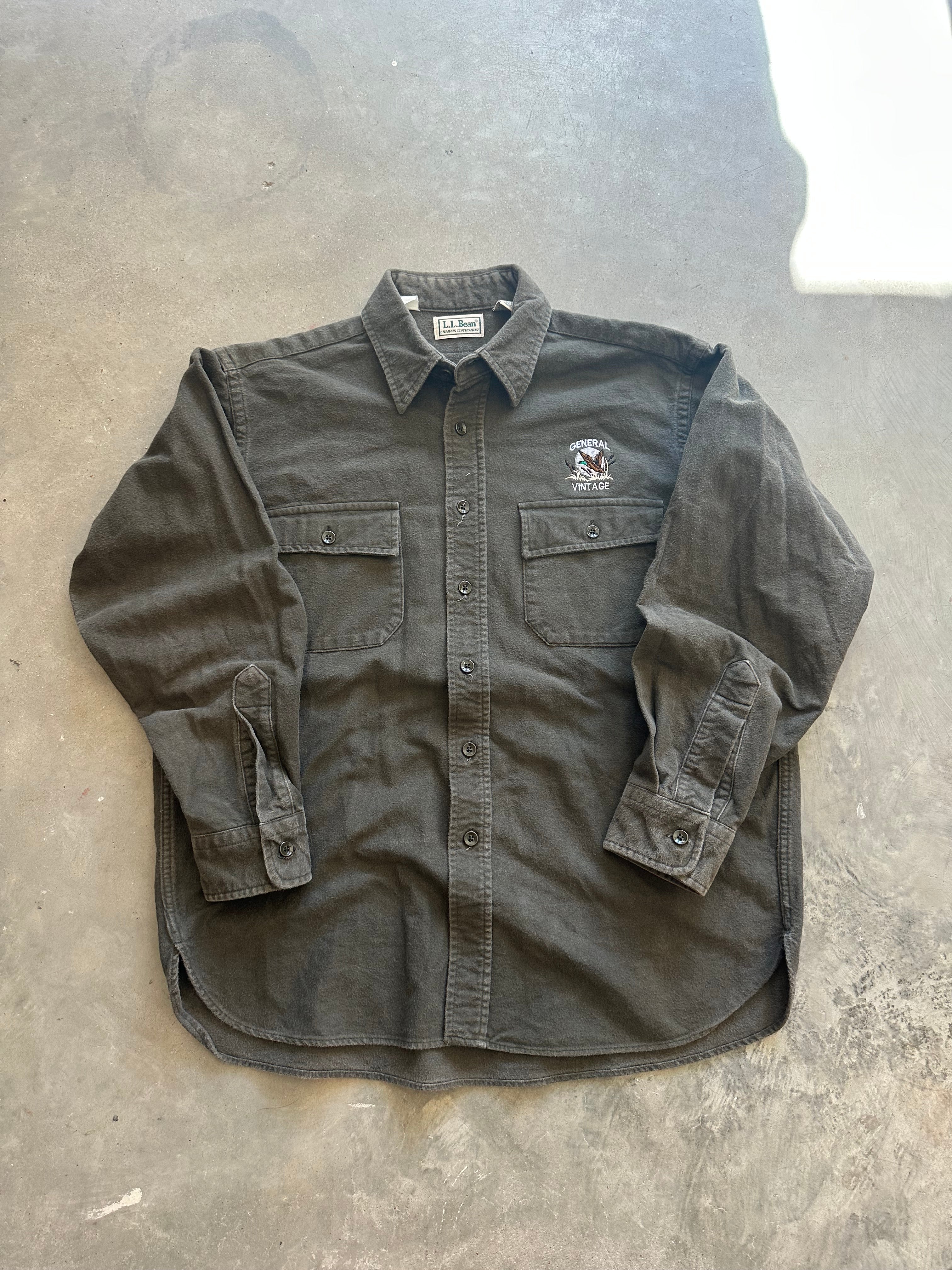 General Vintage Duck Logo Button Up (L)