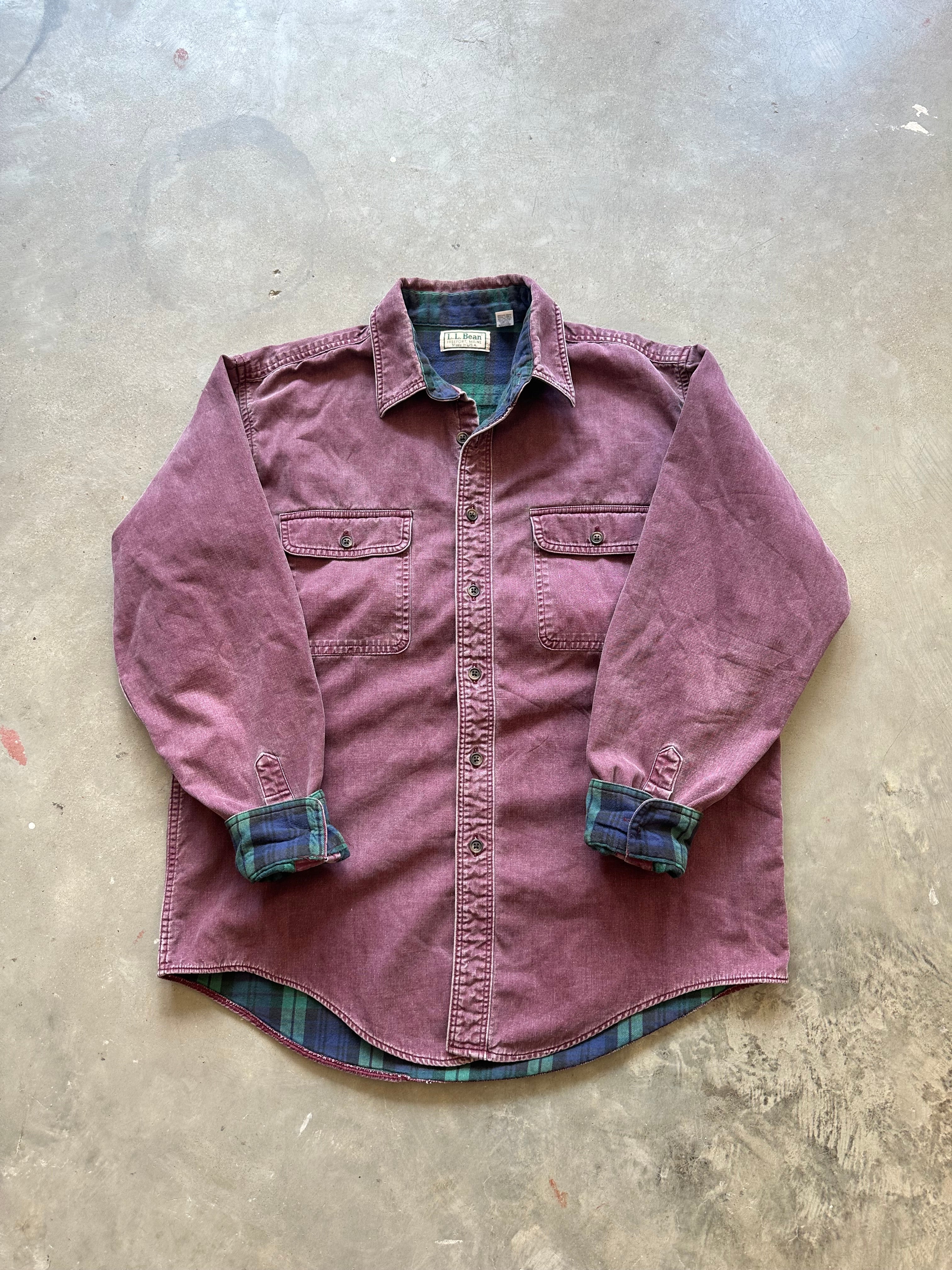 1990’s L.L. Bean Flannel Lined Button-Up (M)