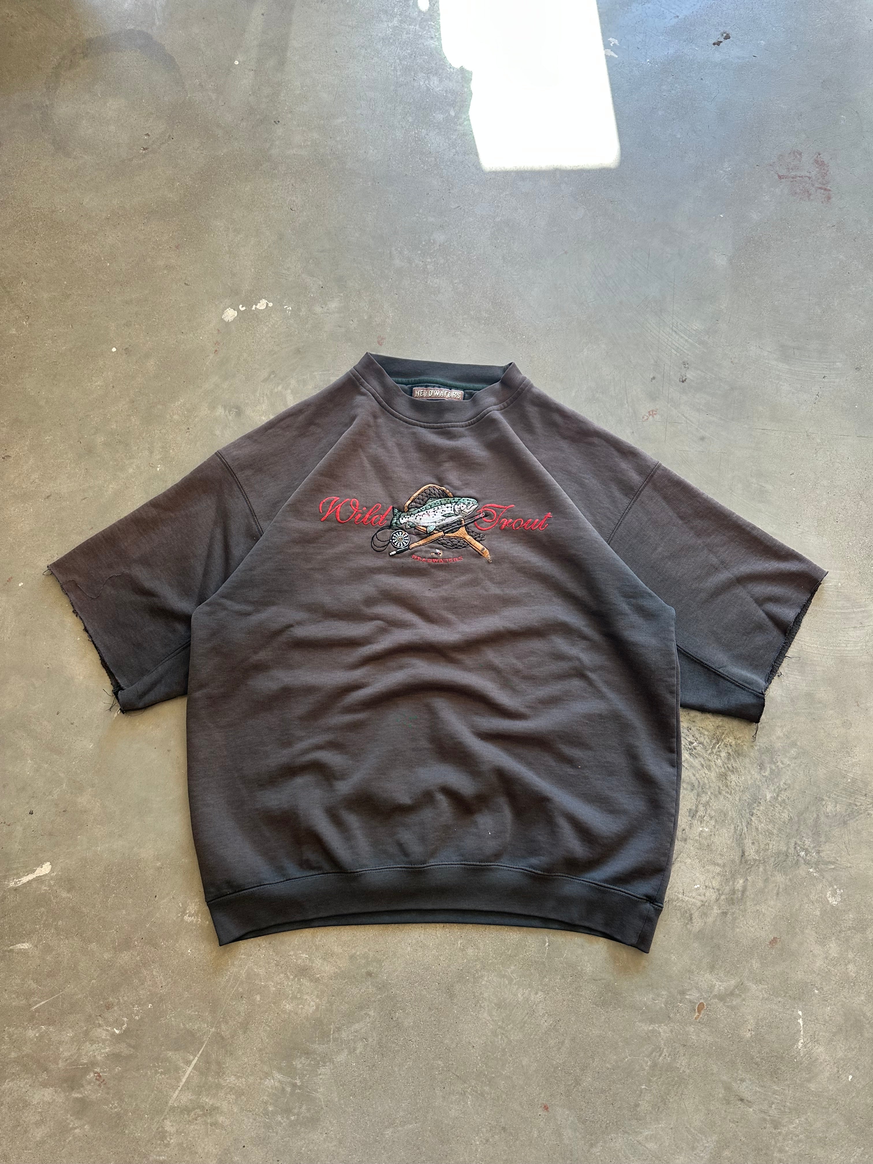 Vintage Sunfaded Wild Trout Crewneck (XL)