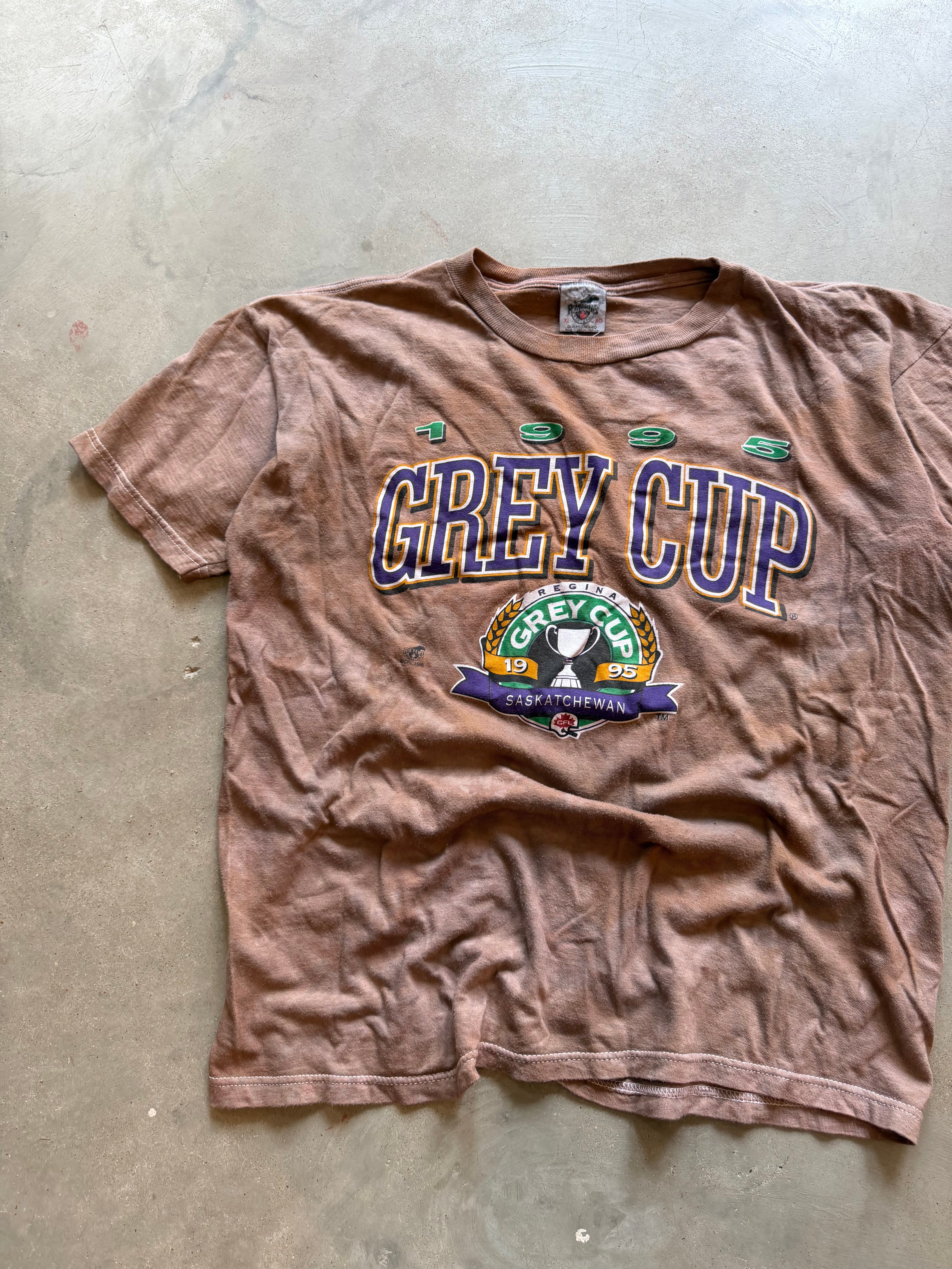 1995 CFL Grey Cup Overdyed T-Shirt (L)