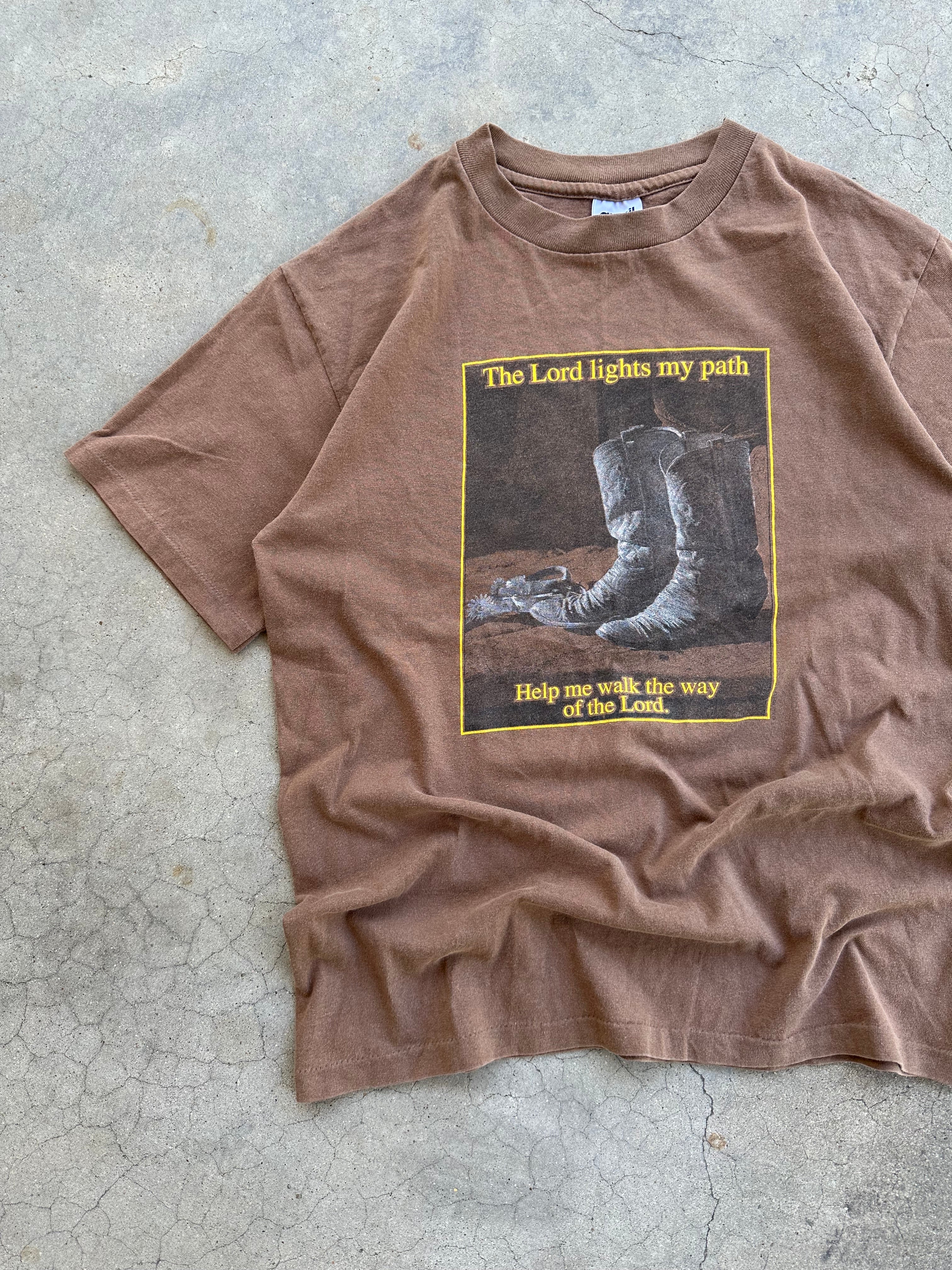 1990s Lord Lights My Path Western Jesus T-Shirt (S)