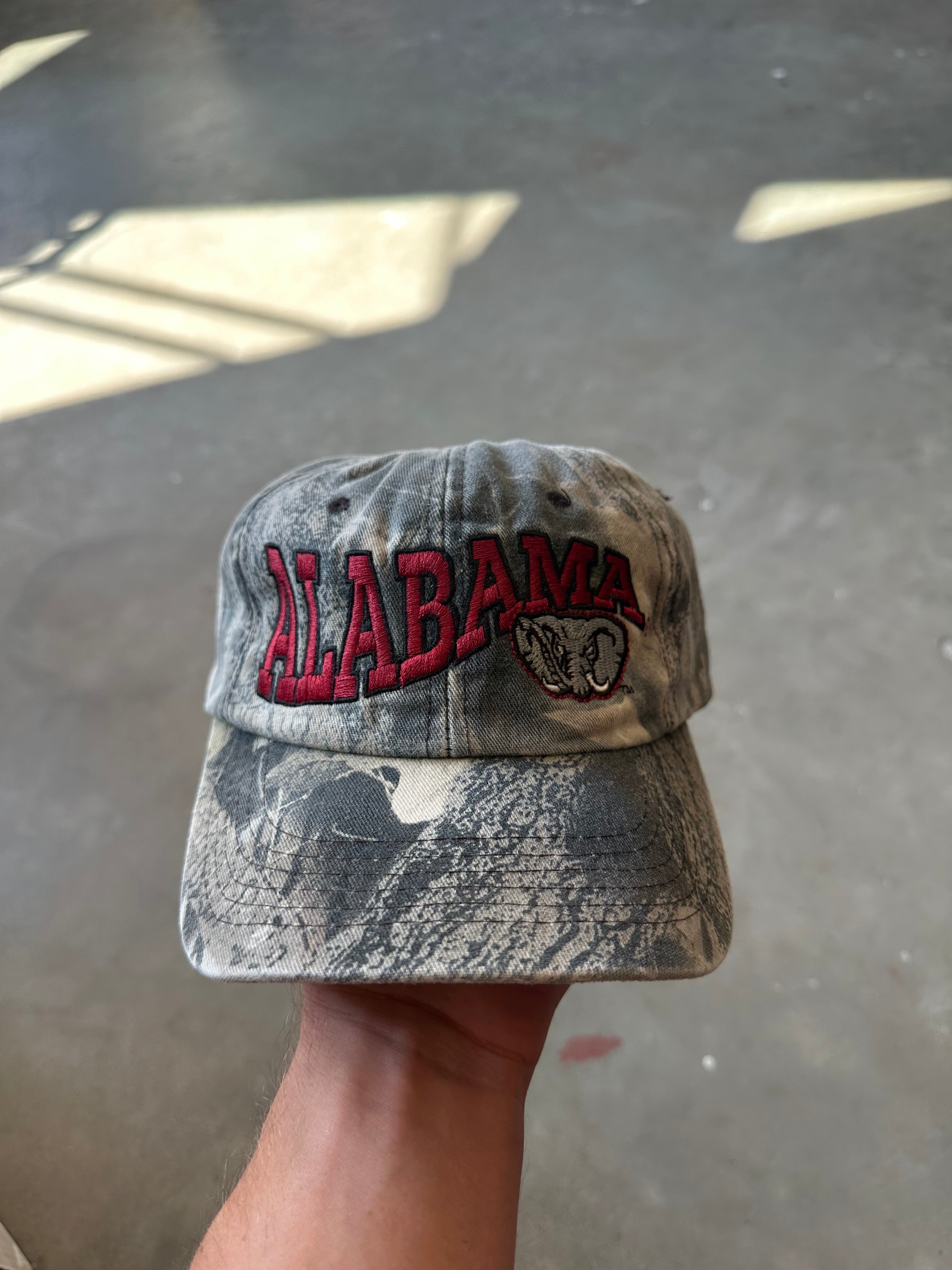 1990s Alabama Crimson Tide Camo Snapback