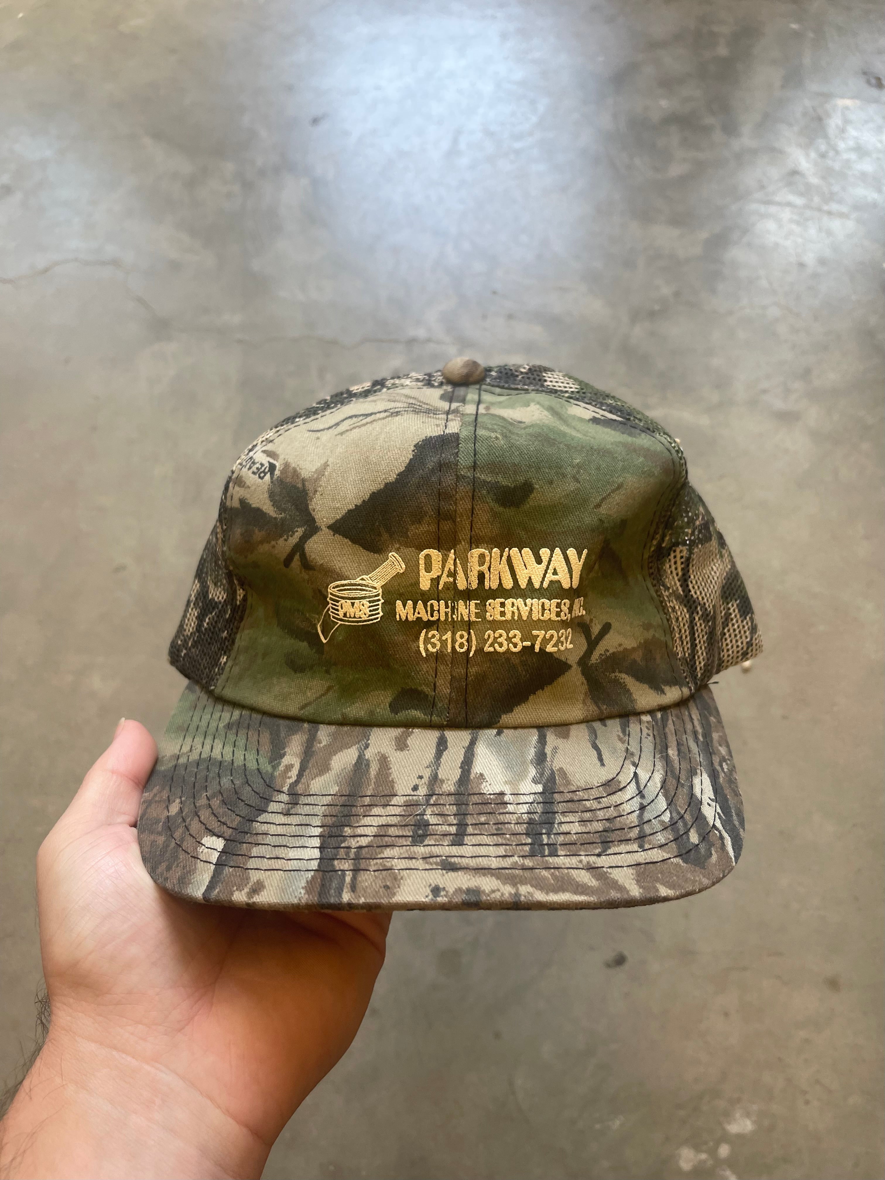 Vintage Parkway Machine Services Camo Hat