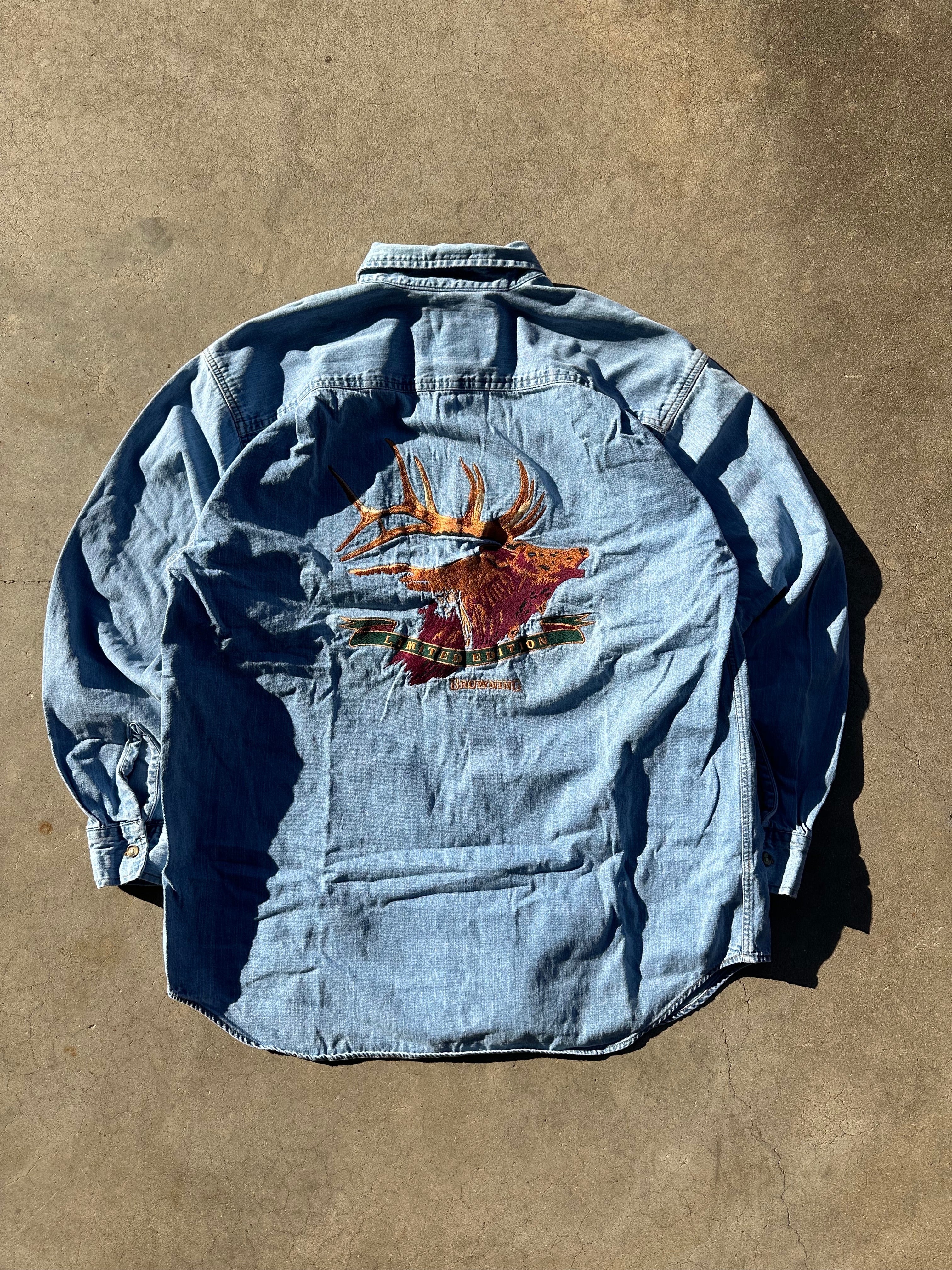 Vintage Browning Elk Limited Edition Button Up (M)