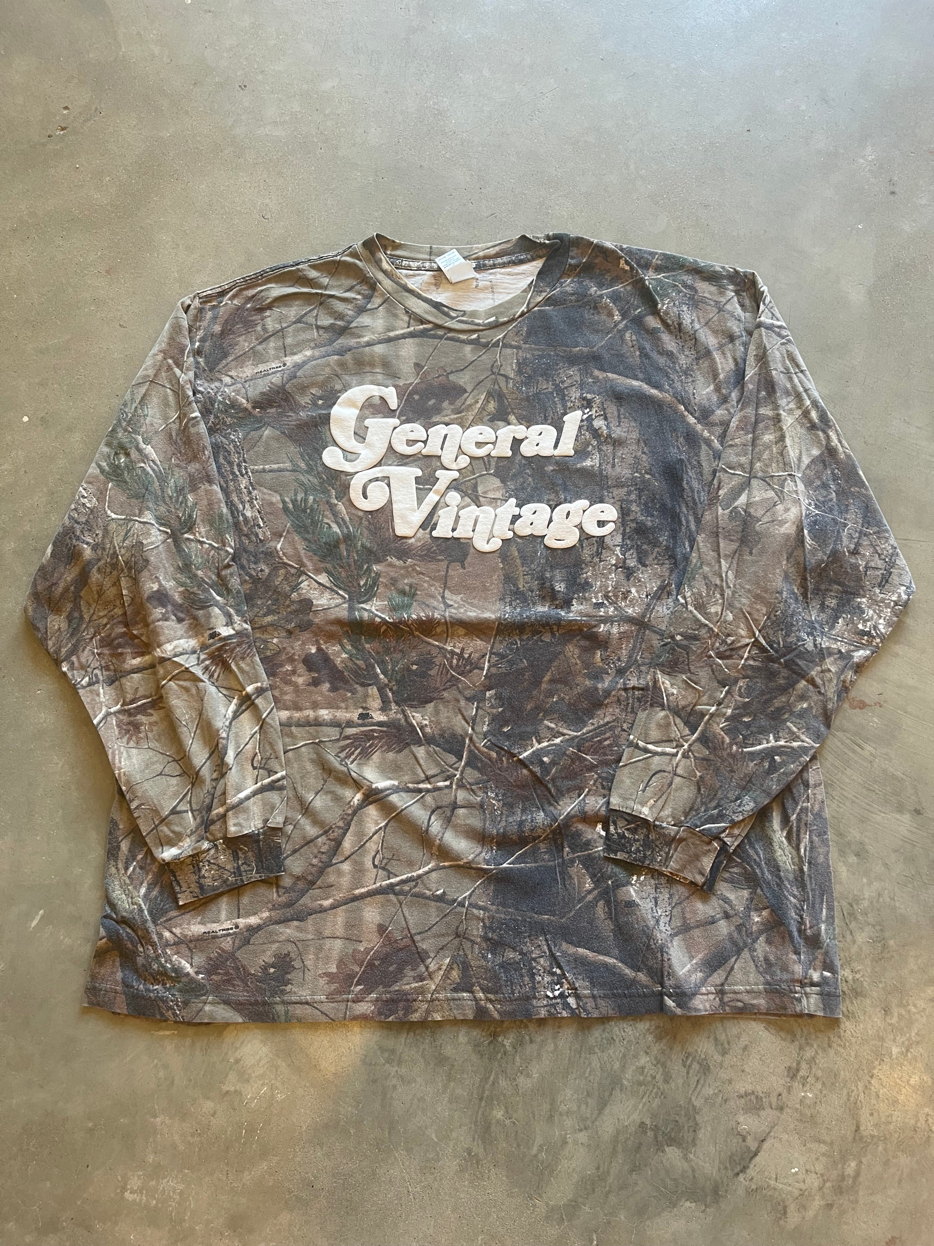 General Vintage Camo Puff Print Shirt (3XL)