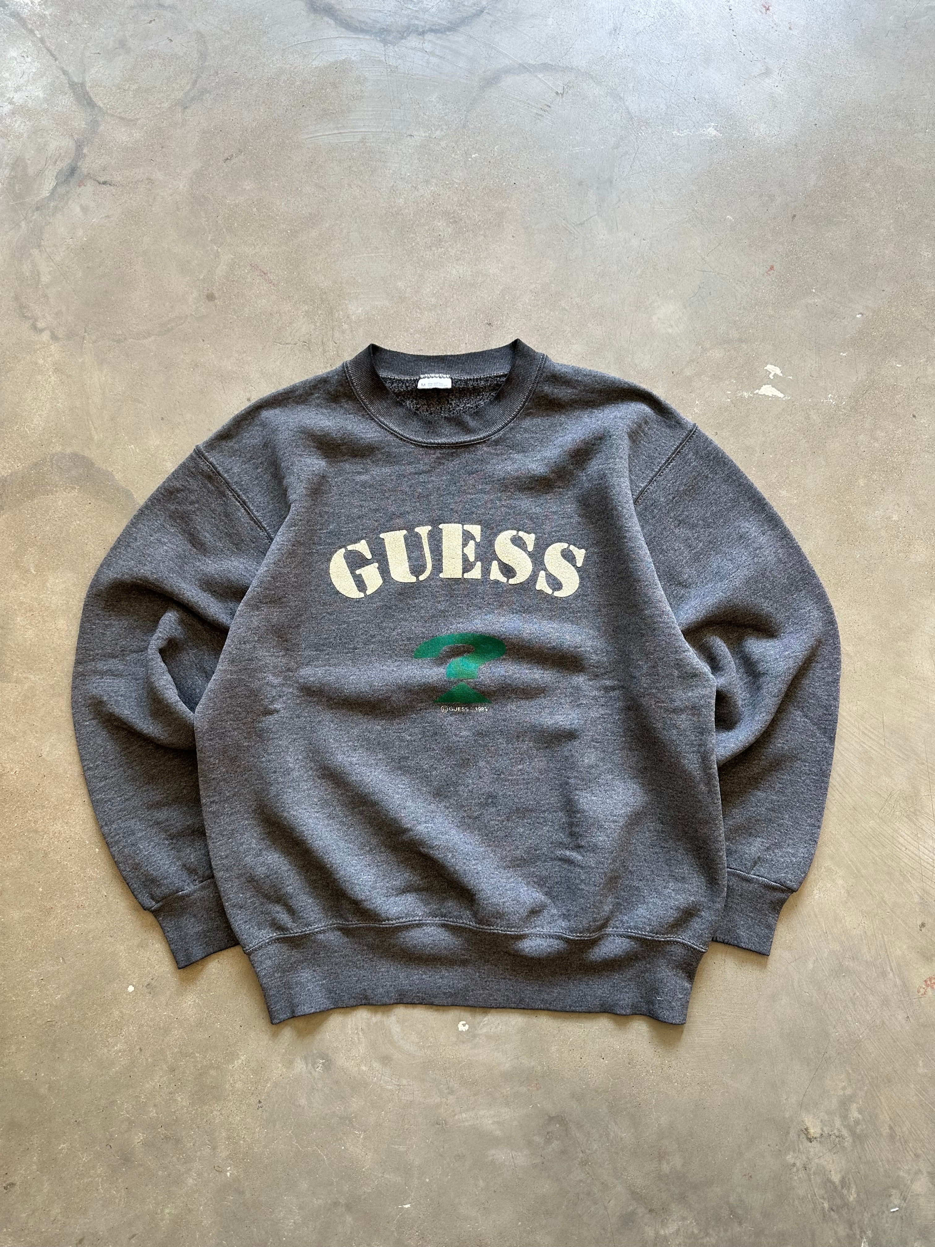 1990s Faded Guess Crewneck (M)