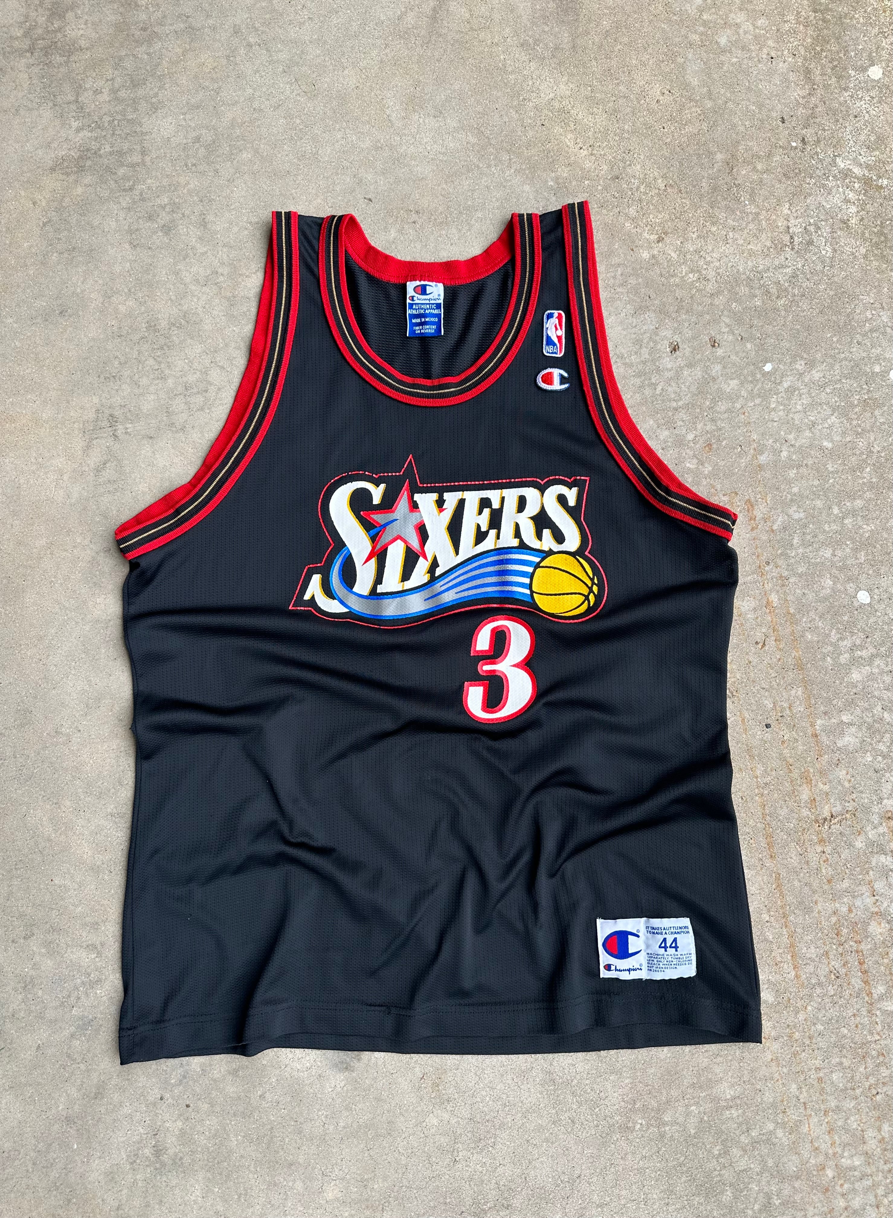 1990s Allen Iverson Sixers Champion Jersey (M)