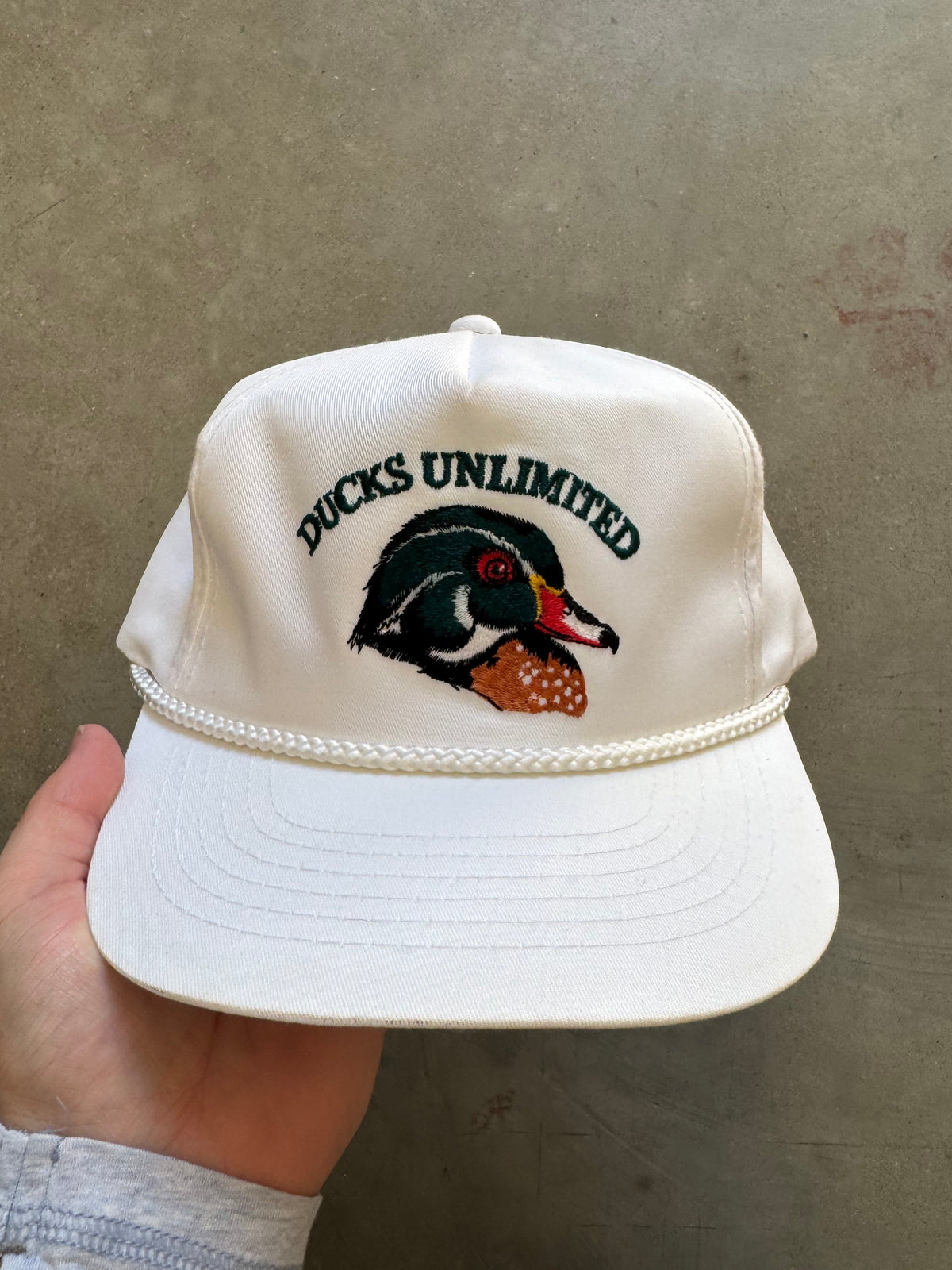 1990’s Ducks Unlimited Rope Hat