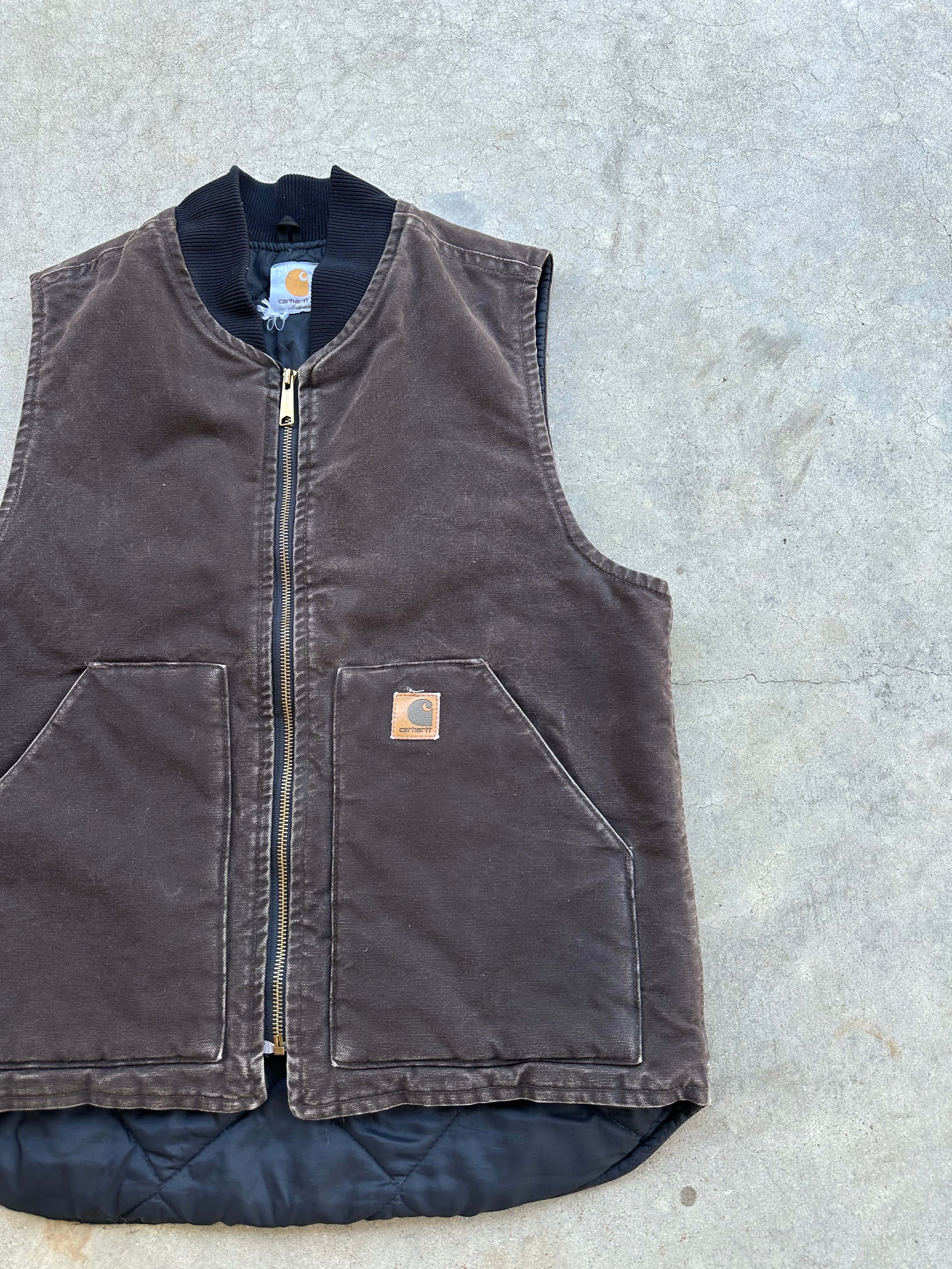 Vintage Carhartt Mocha Brown Vest (M)