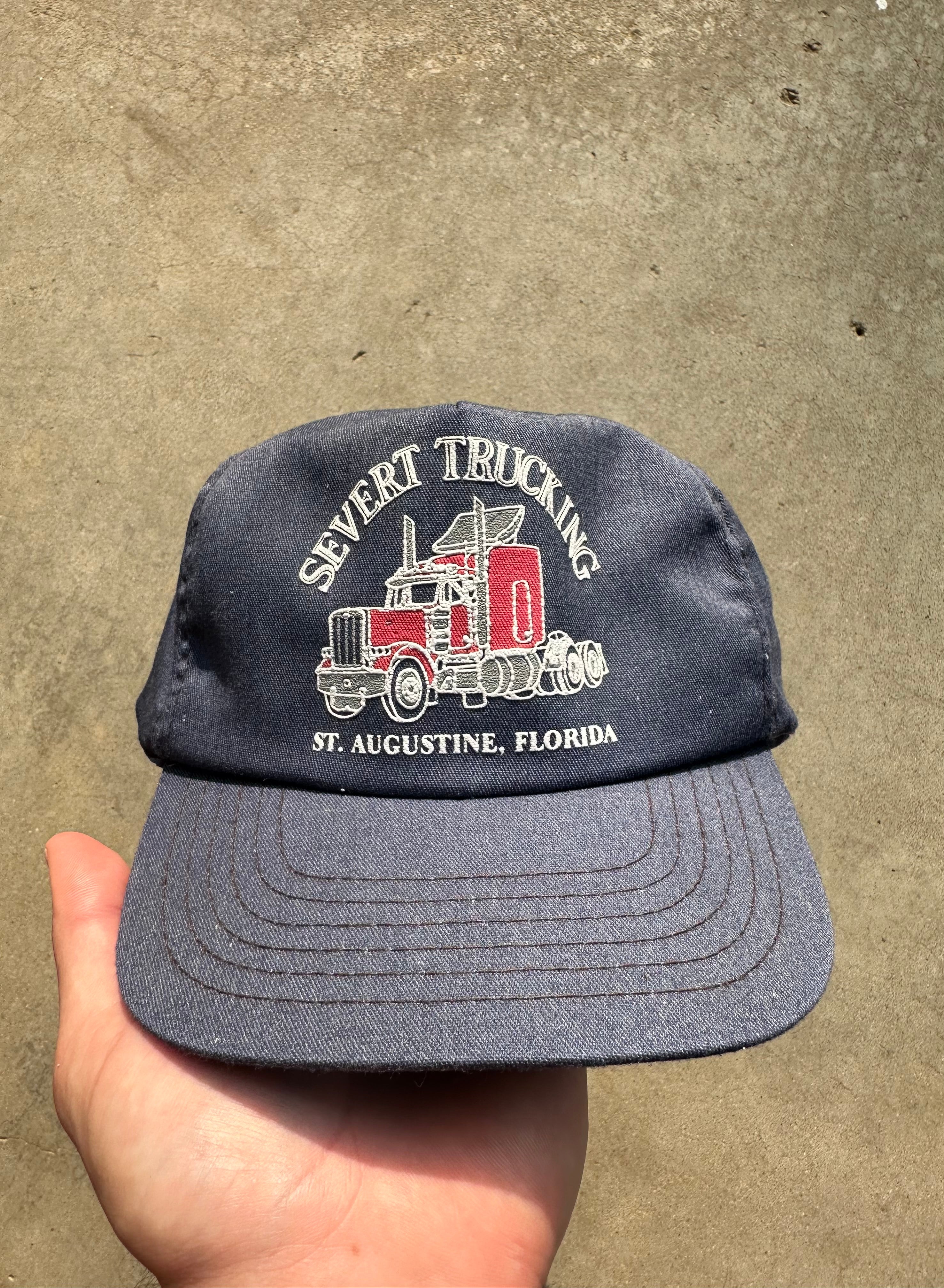 1990s Faded Severt Trucking Snapback