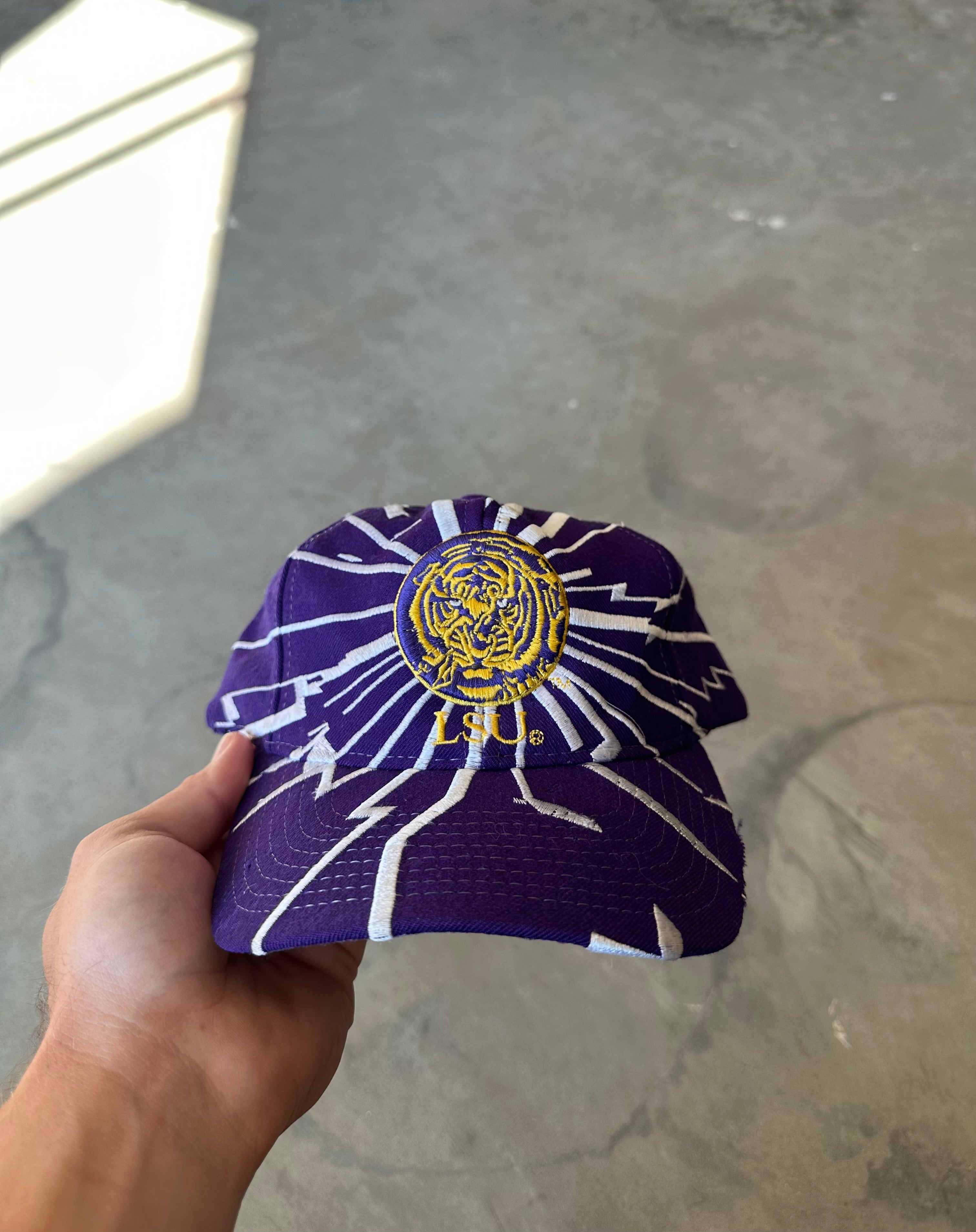 1990s LSU Tigers Collision Snapback Hat