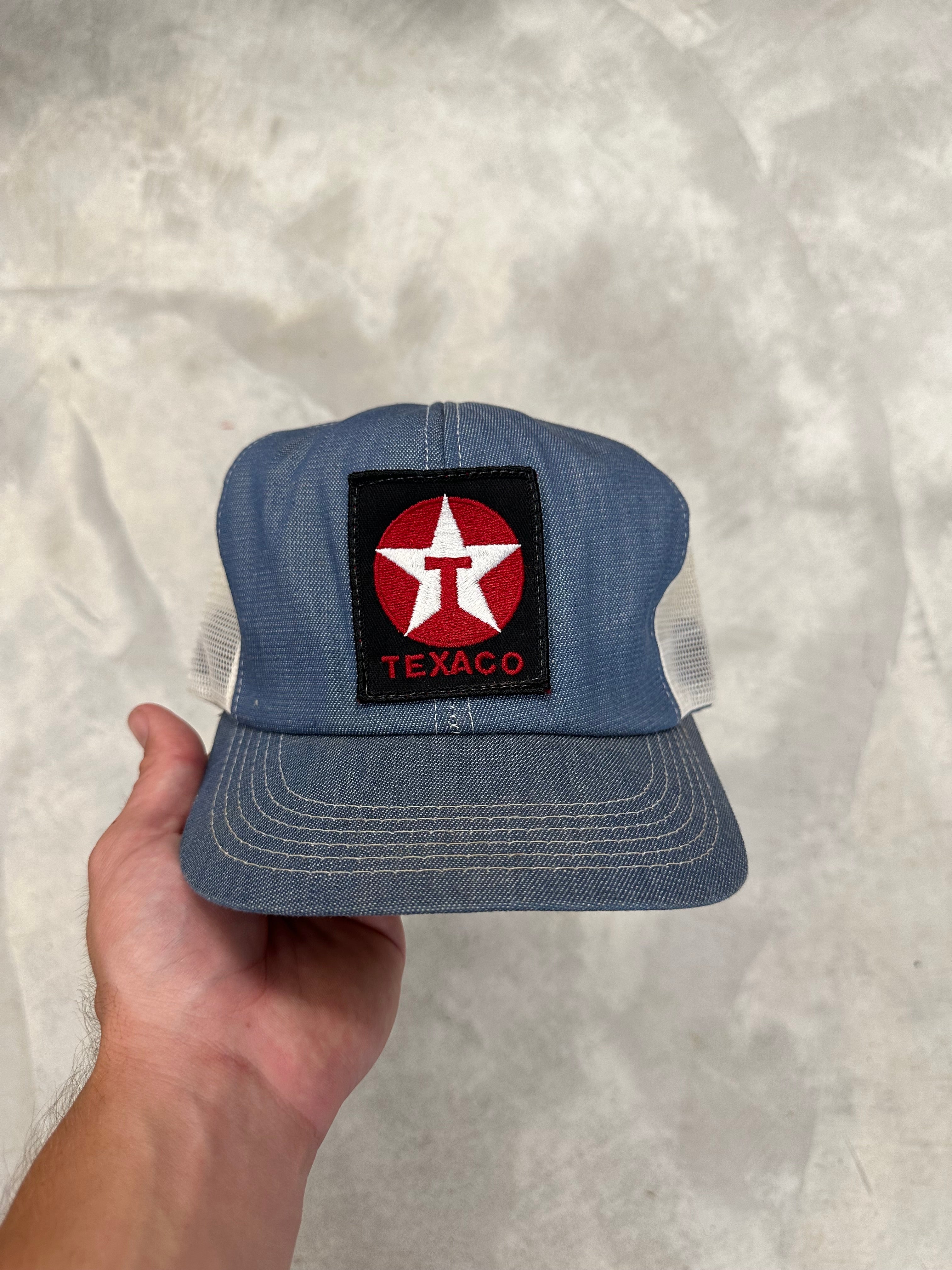 1980s Texaco Denim Trucker Hat