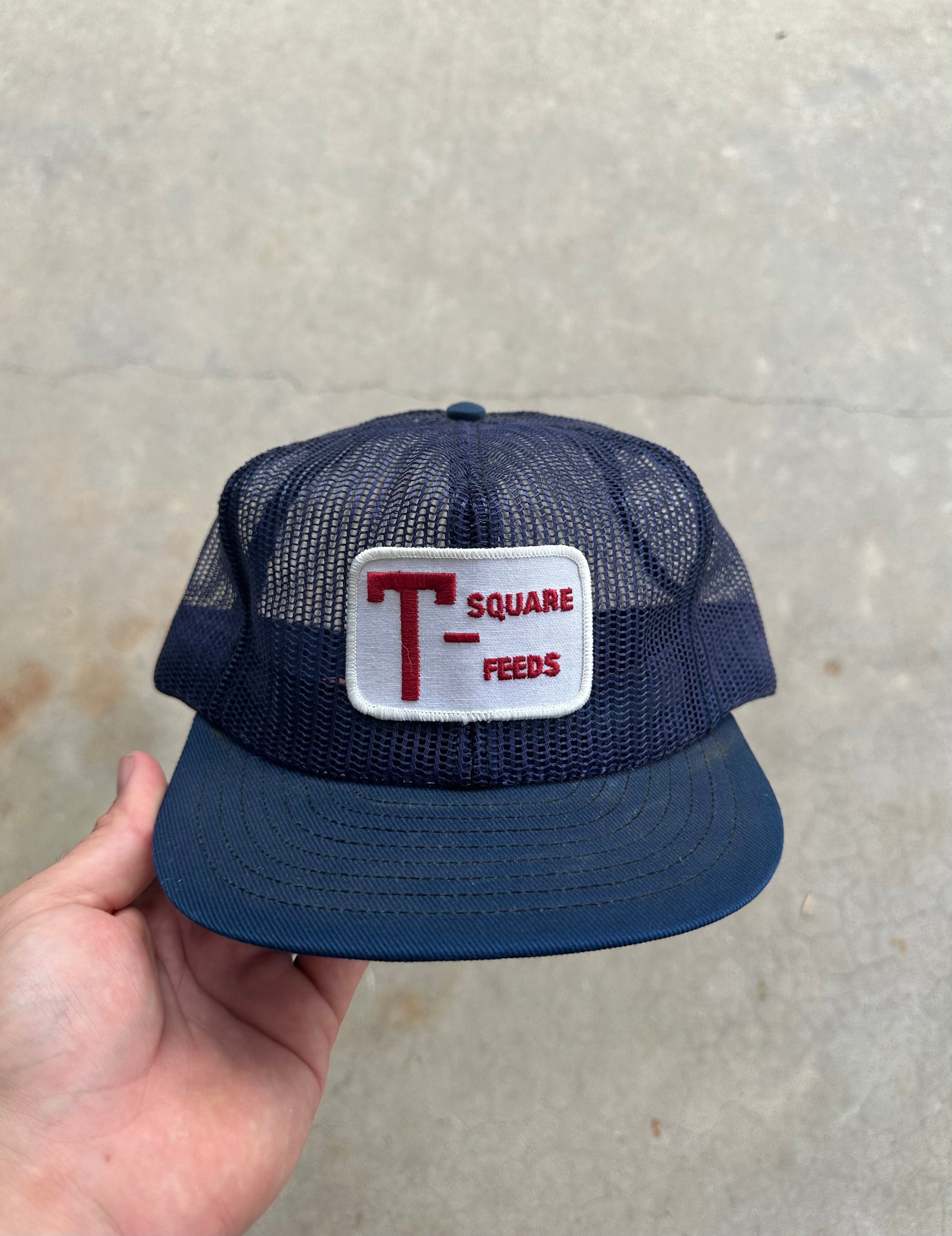 1980s T-Square Feeds All Mesh Snapback