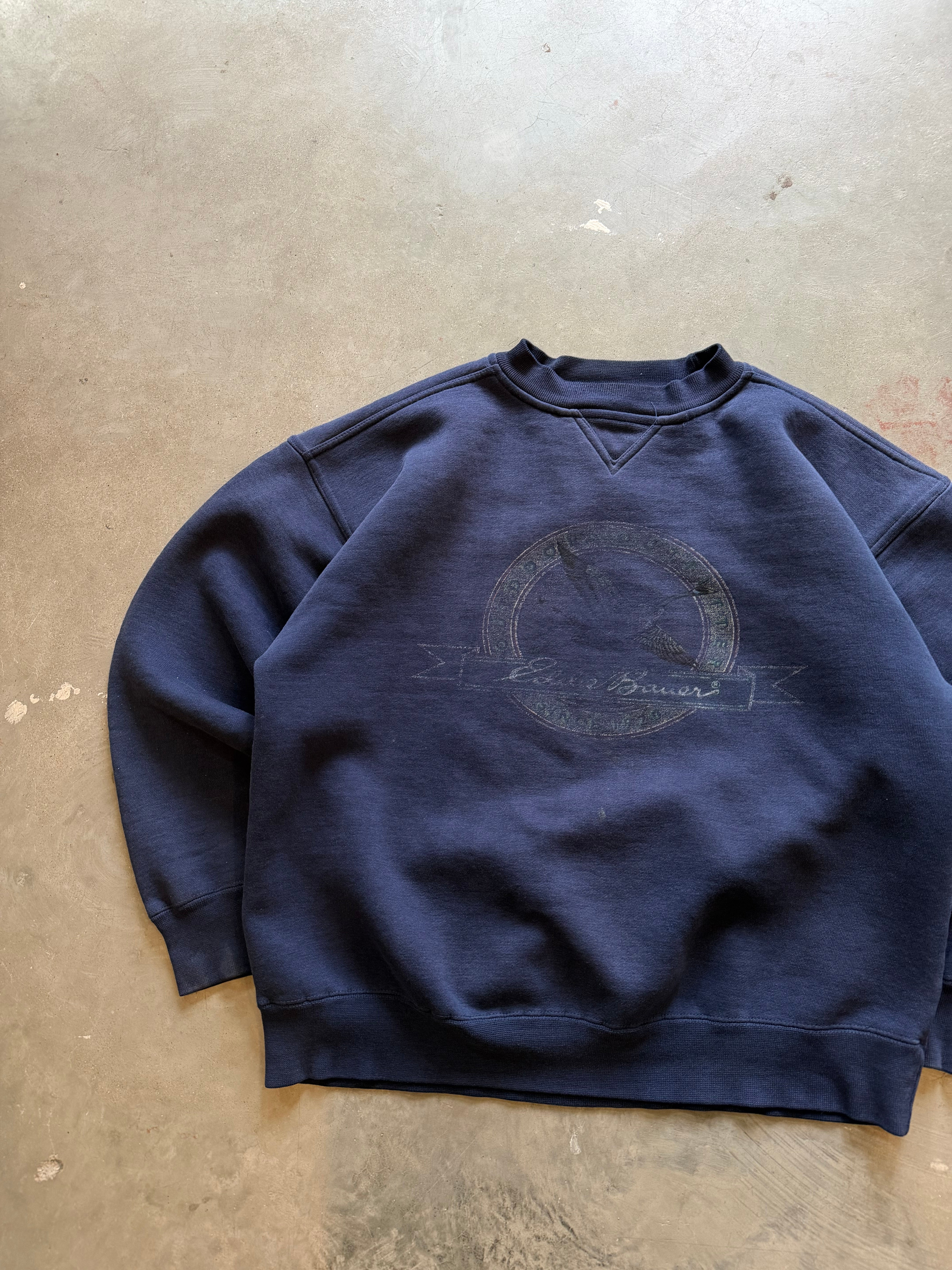 1990s Faded Eddie Bauer Crewneck (M/L)