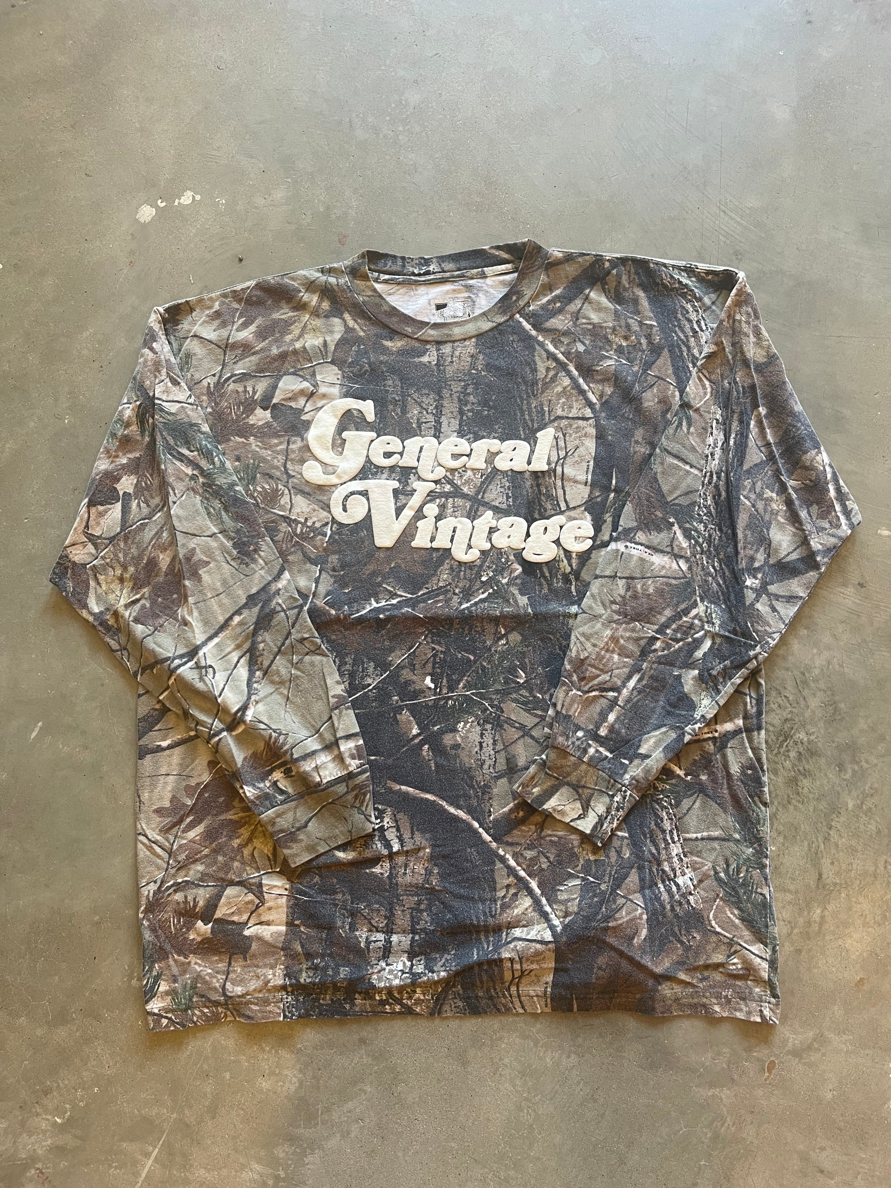 General Vintage Camo Puff Print Shirt (2XL)